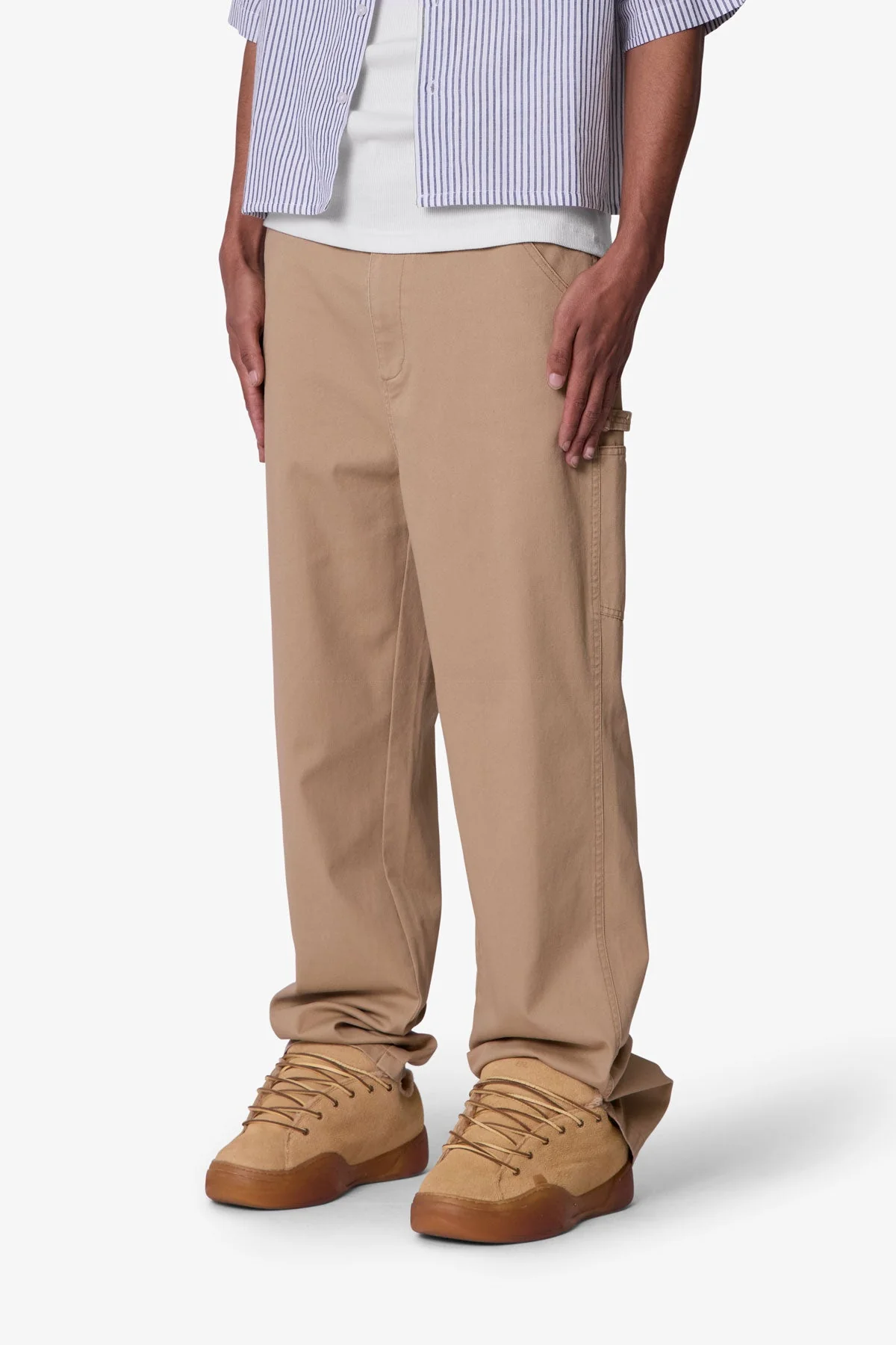 Ultra Baggy Chino Pants - Khaki - Image 3