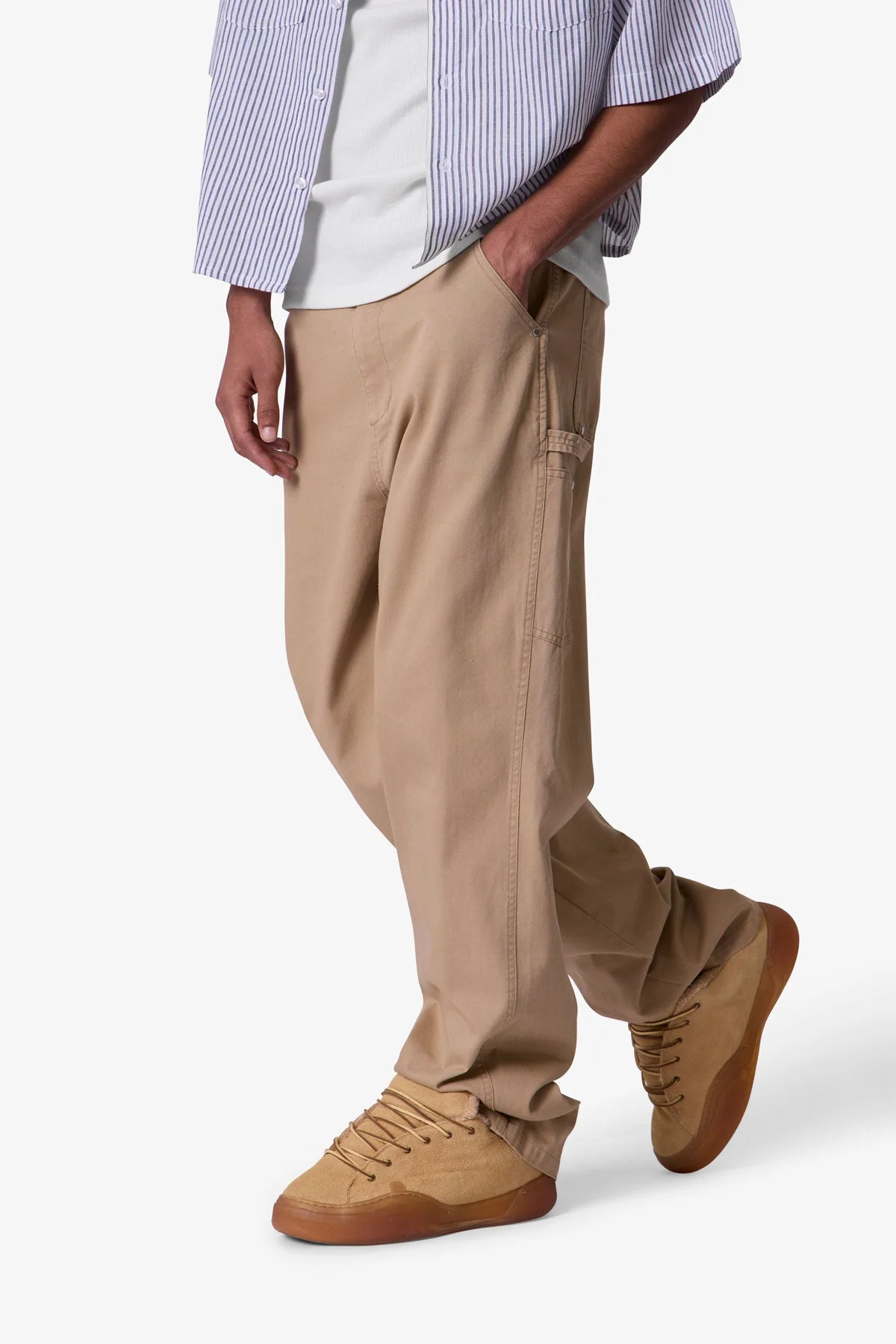 Ultra Baggy Chino Pants - Khaki - Image 6