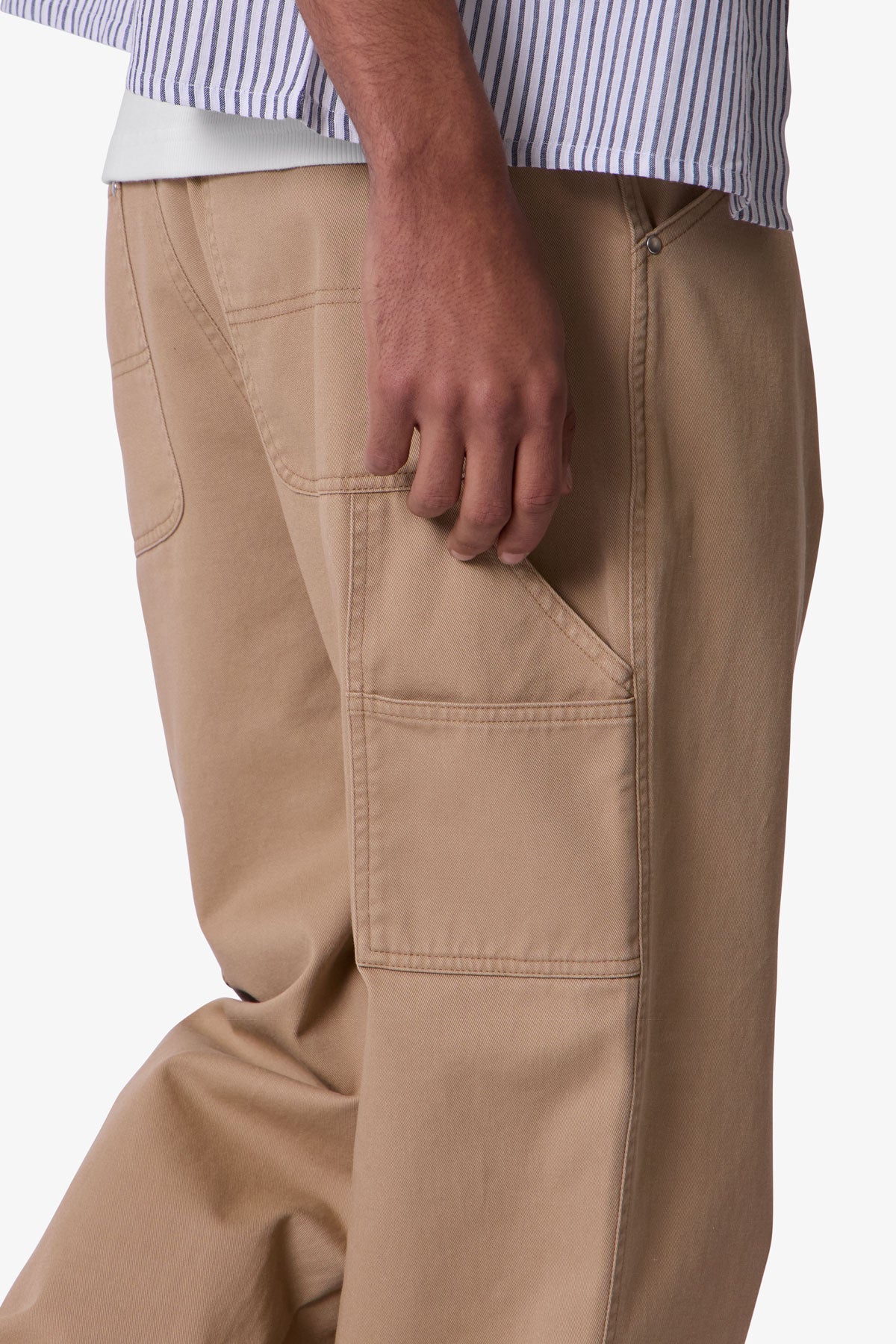 Ultra Baggy Chino Pants - Khaki - Image 9
