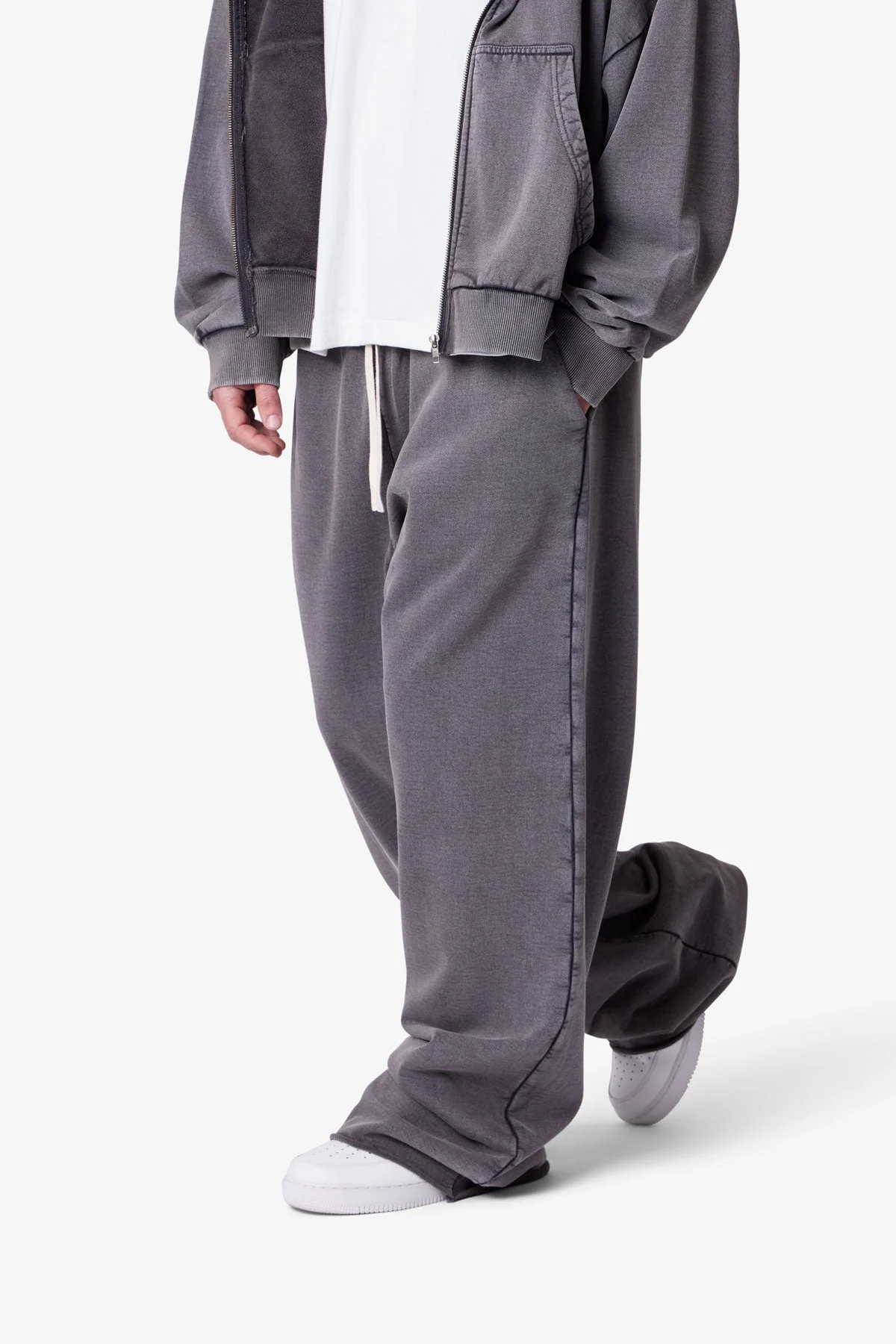 Ultra Baggy Fleece Sweatpants - Vintage Black - Image 6