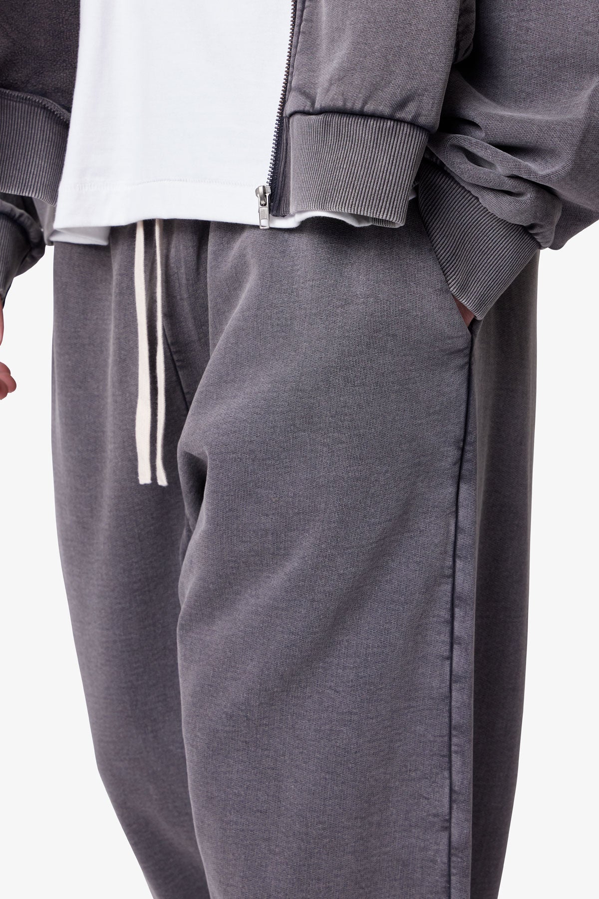 Ultra Baggy Fleece Sweatpants - Vintage Black - Image 7