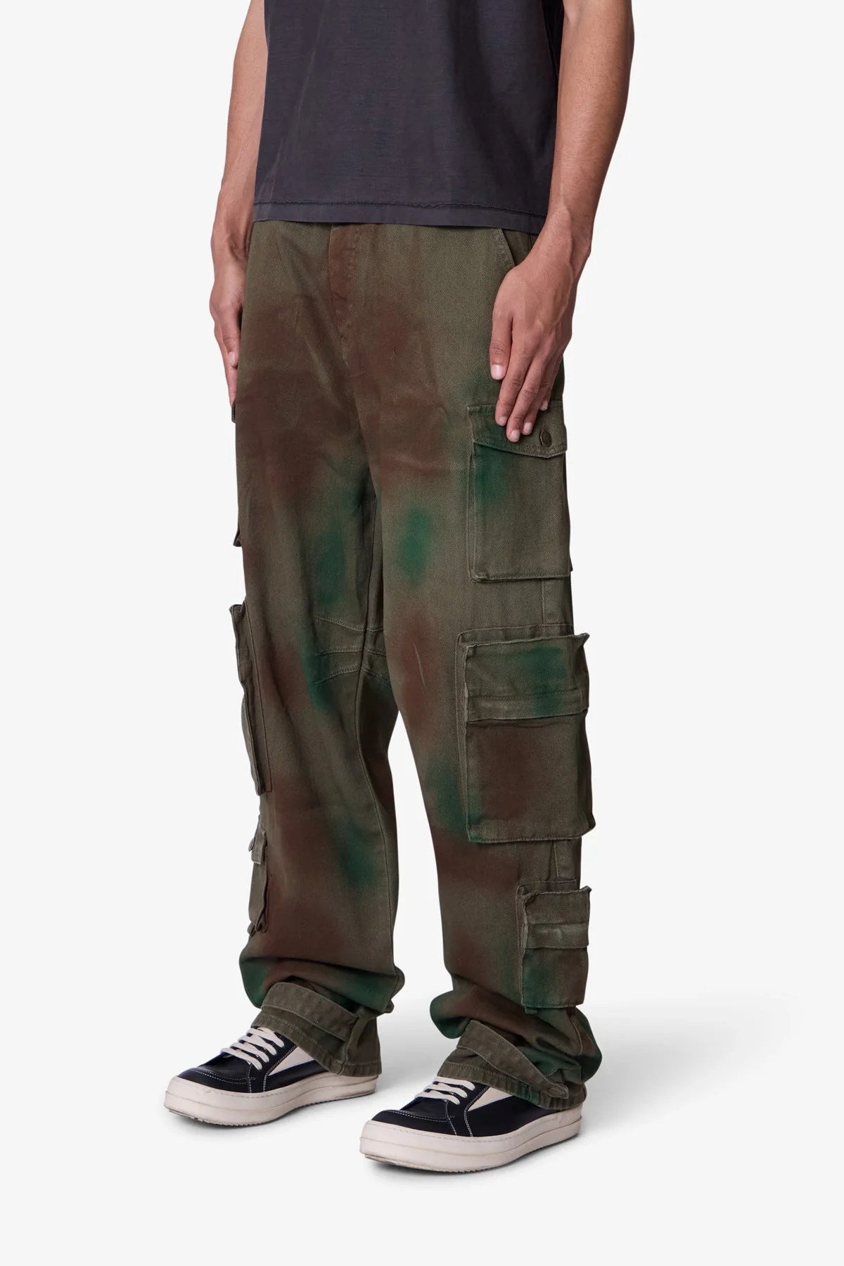 Ultra Baggy NR10 Cargo Pants - Green - Image 3