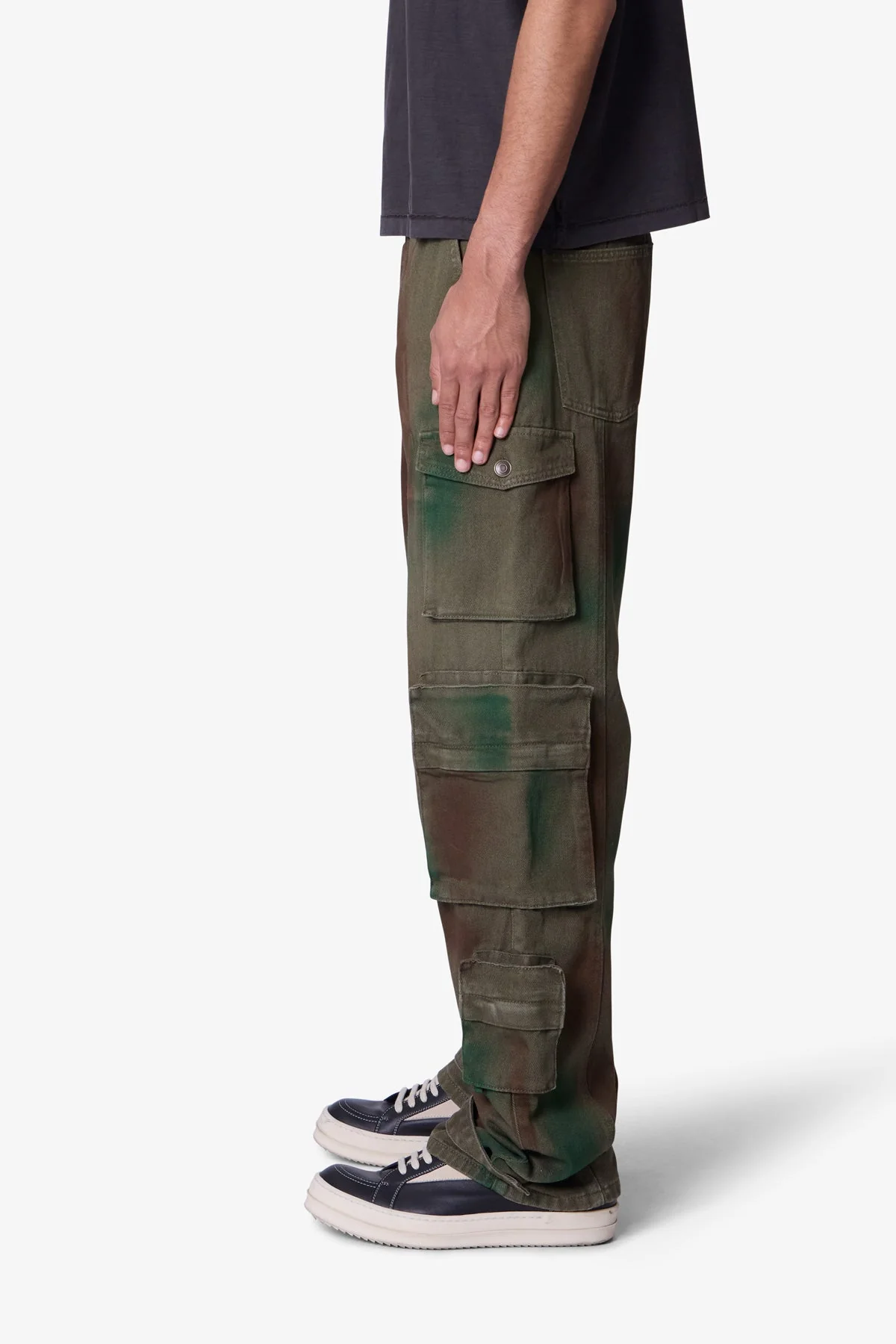 Ultra Baggy NR10 Cargo Pants - Green - Image 4