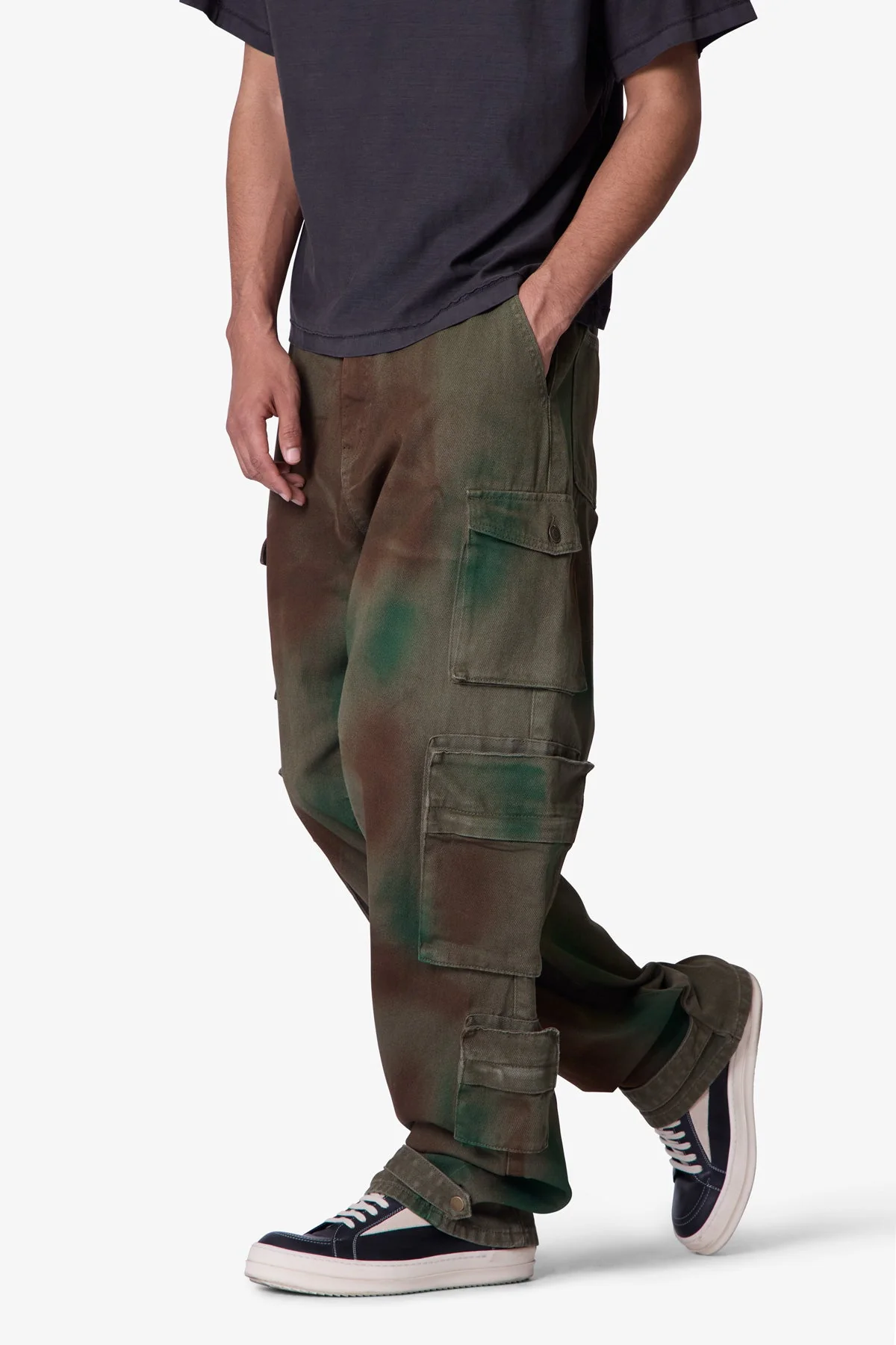 Ultra Baggy NR10 Cargo Pants - Green - Image 6