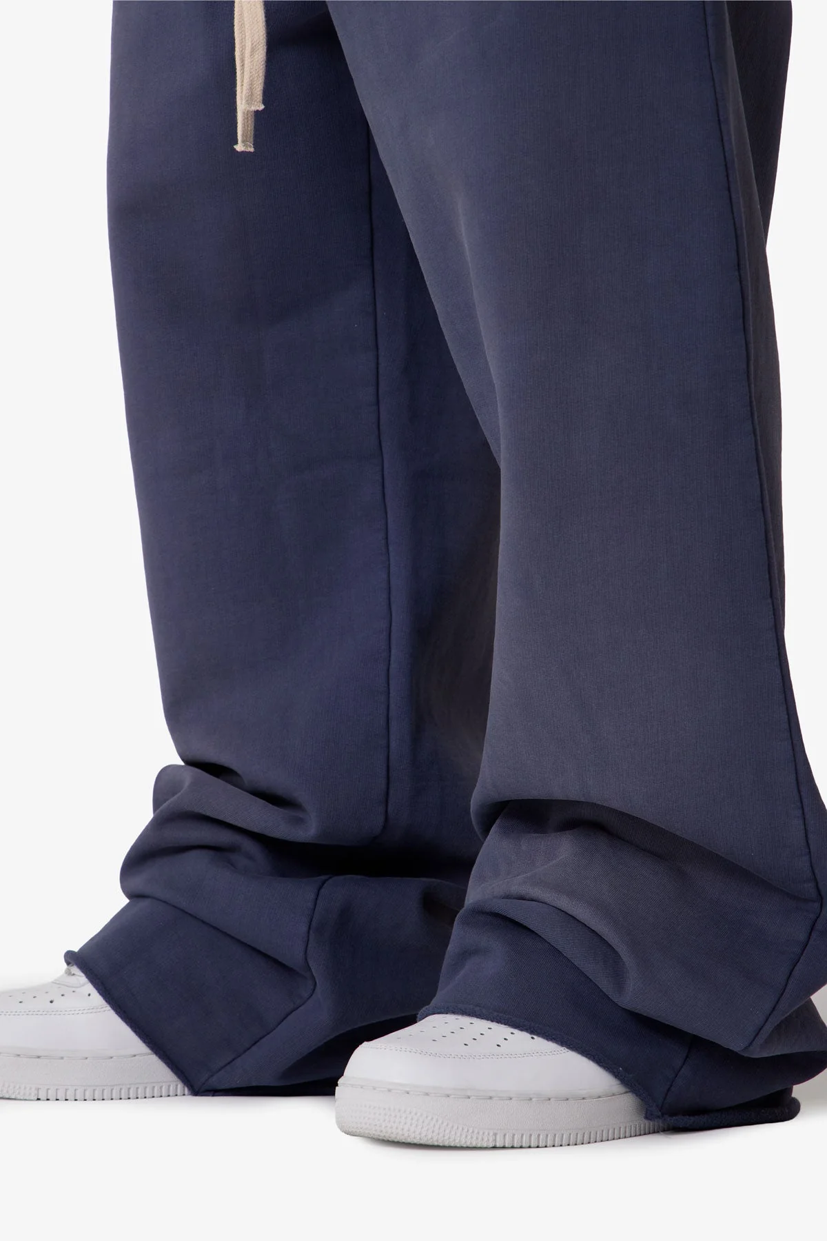 Ultra Baggy Fleece Sweatpants - Washed Navy - Image 7