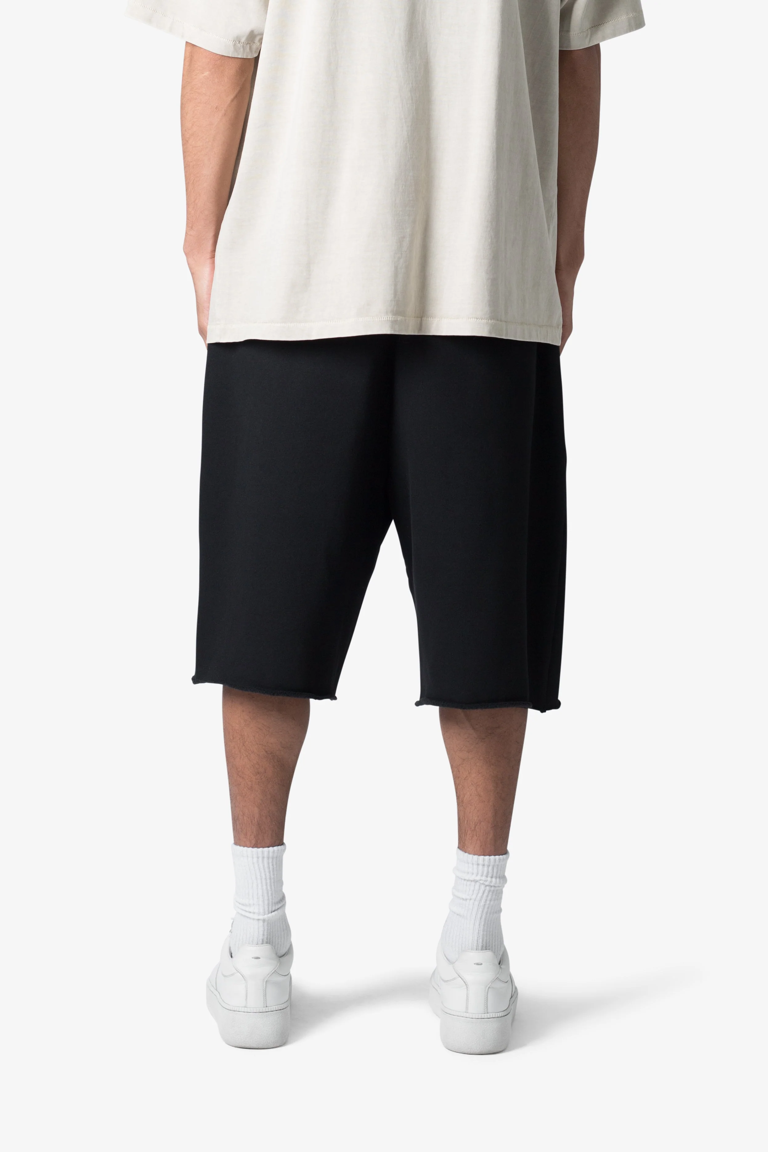 Ultra Baggy Sweatshorts - Black - Image 5