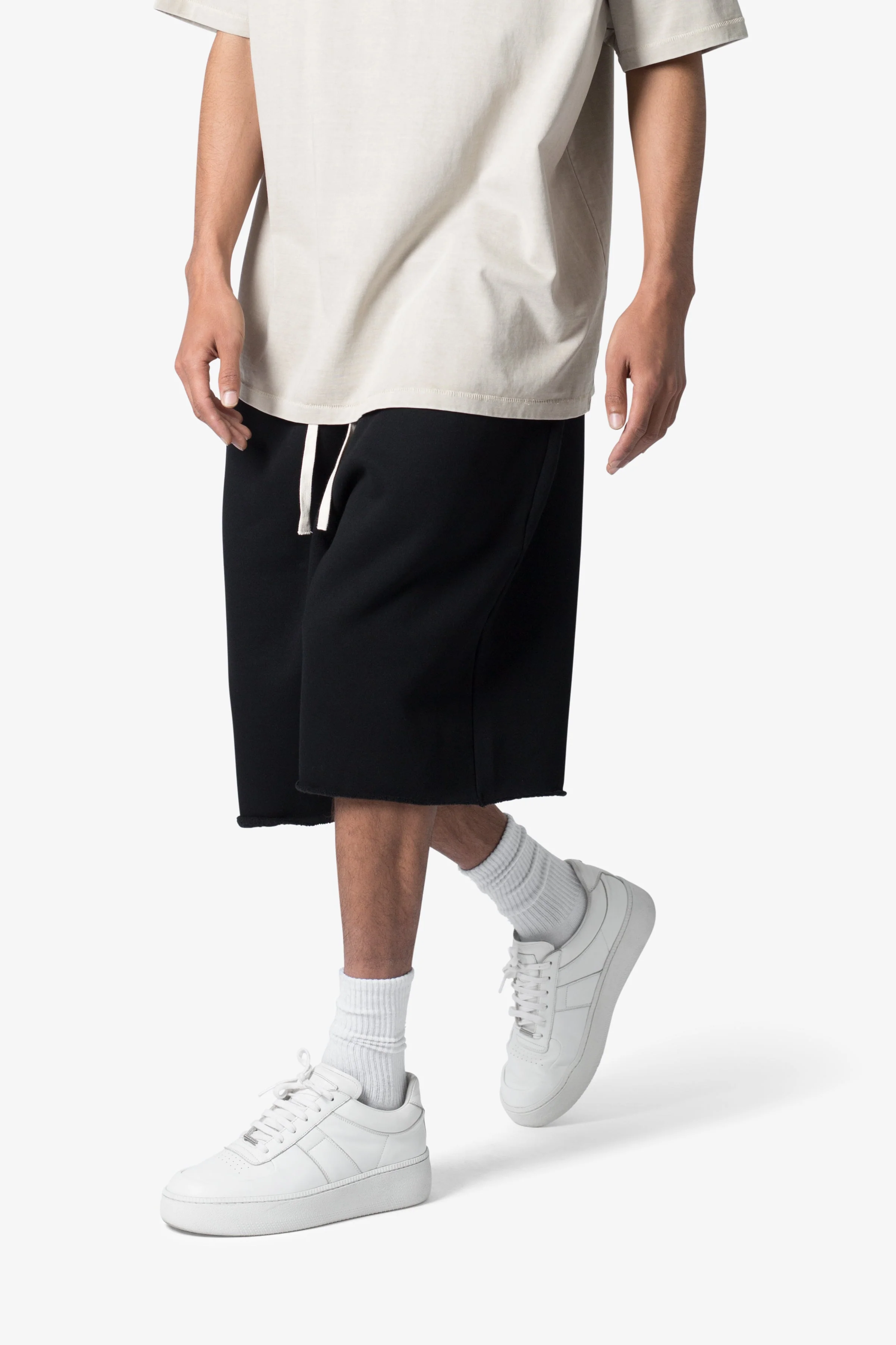 Ultra Baggy Sweatshorts - Black - Image 7