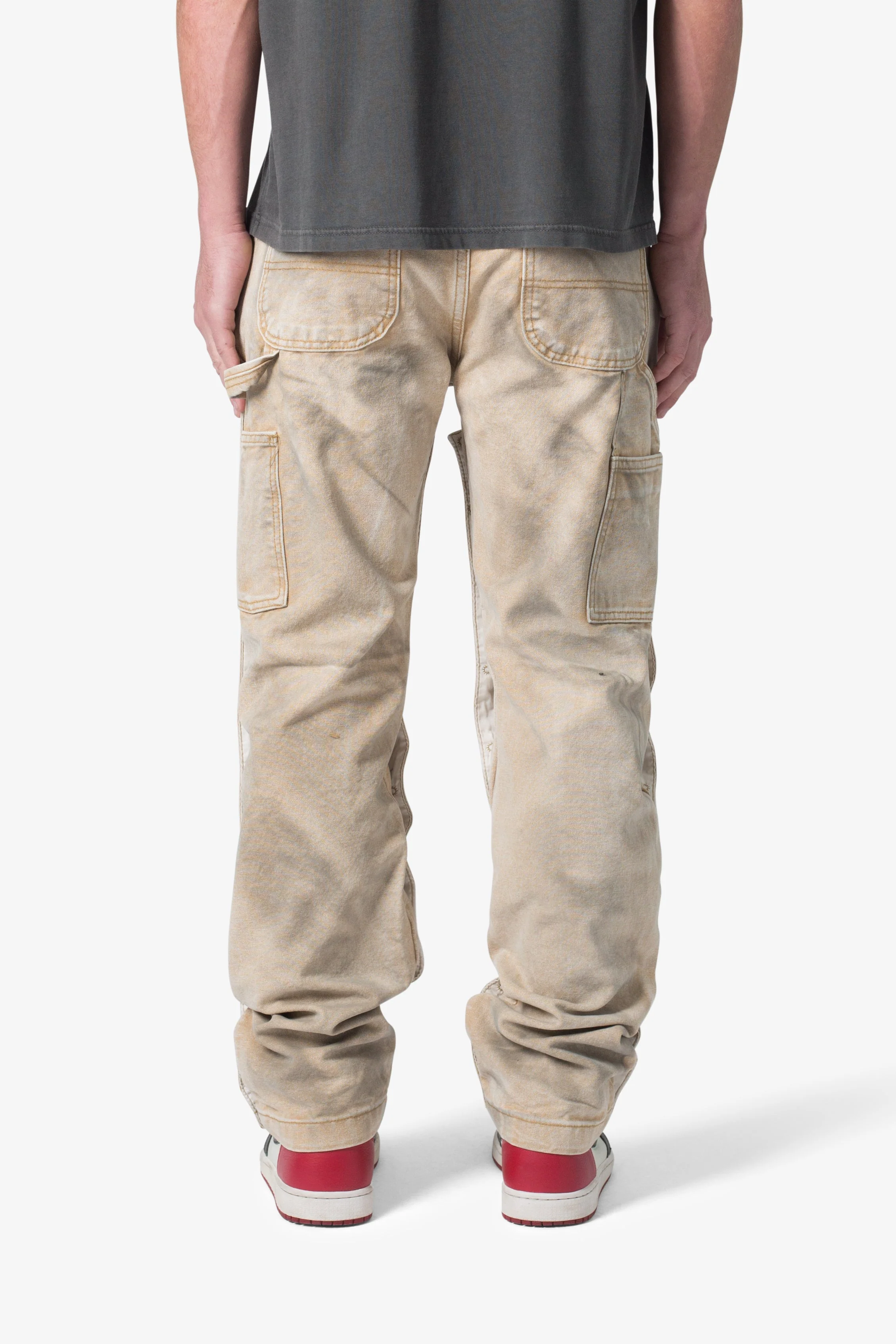 V624 Snap Off Baggy Pants - Brown - Image 6