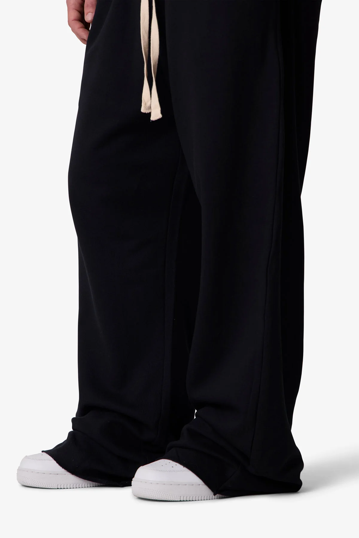 Washed Ultra Baggy Sweatpants - Black - Image 7