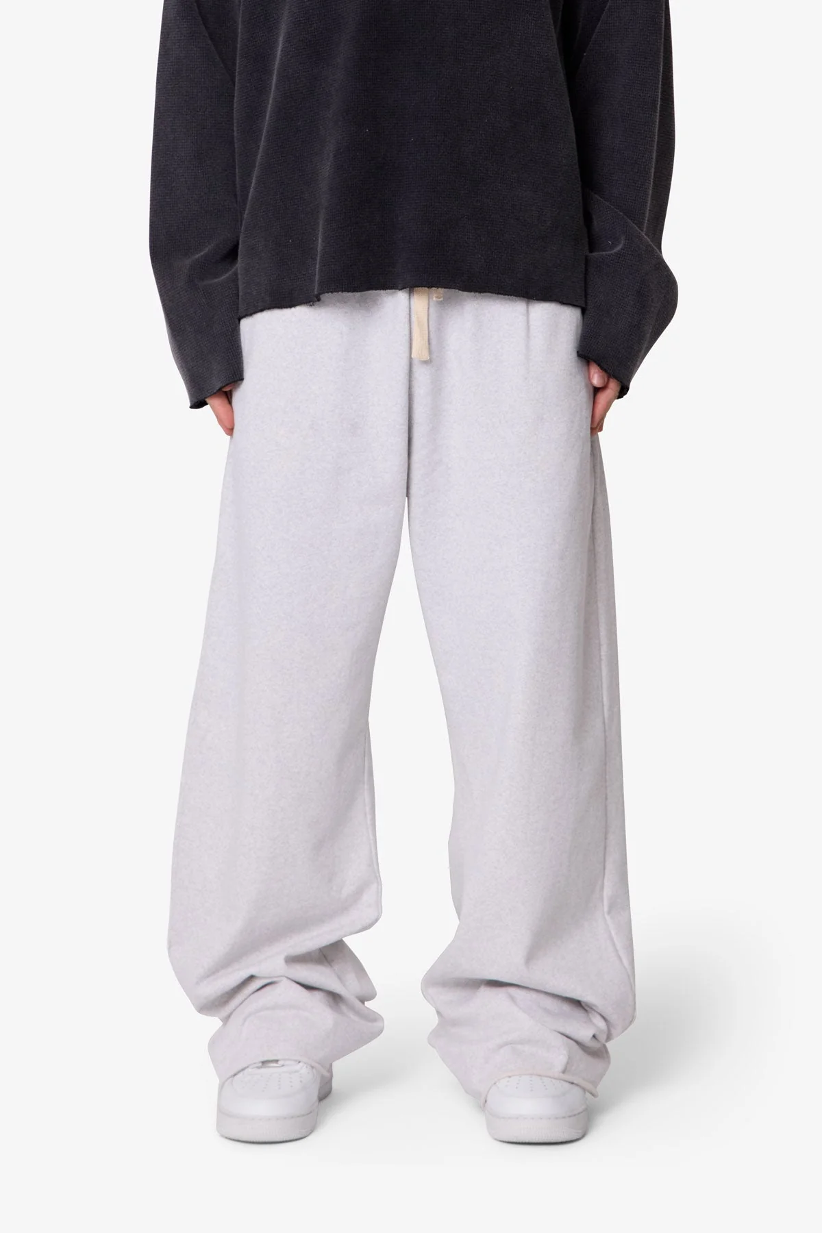 Lightweight Ultra Baggy Sweatpants - Heather Grey - Image 2