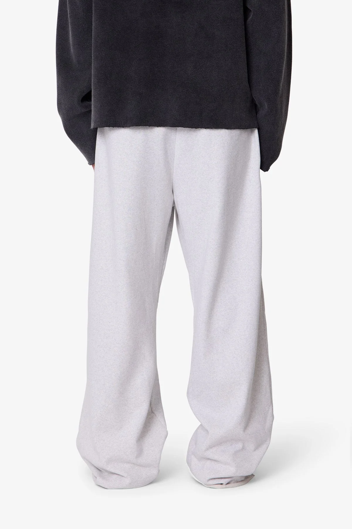 Lightweight Ultra Baggy Sweatpants - Heather Grey - Image 5