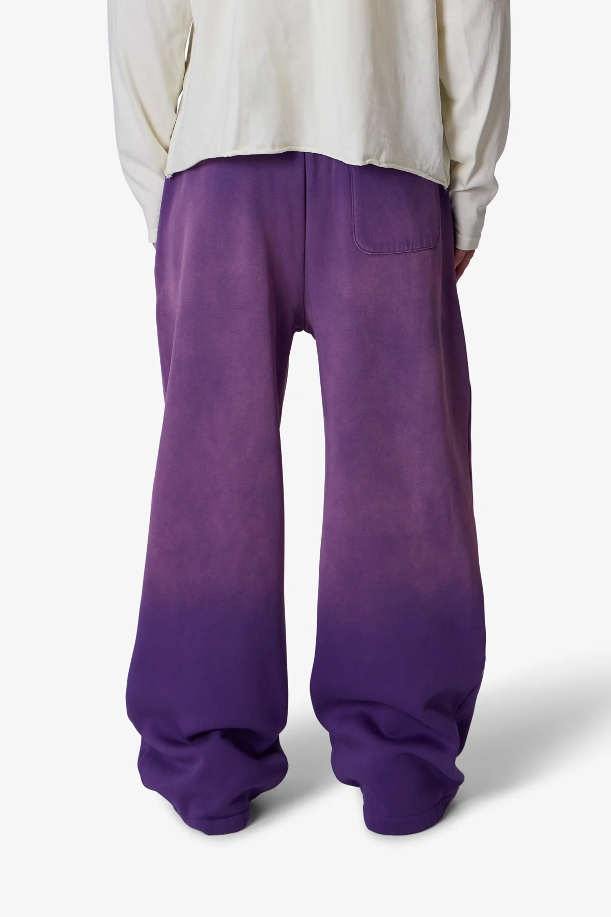 West Double Knee Sweatpants - Purple - Image 5