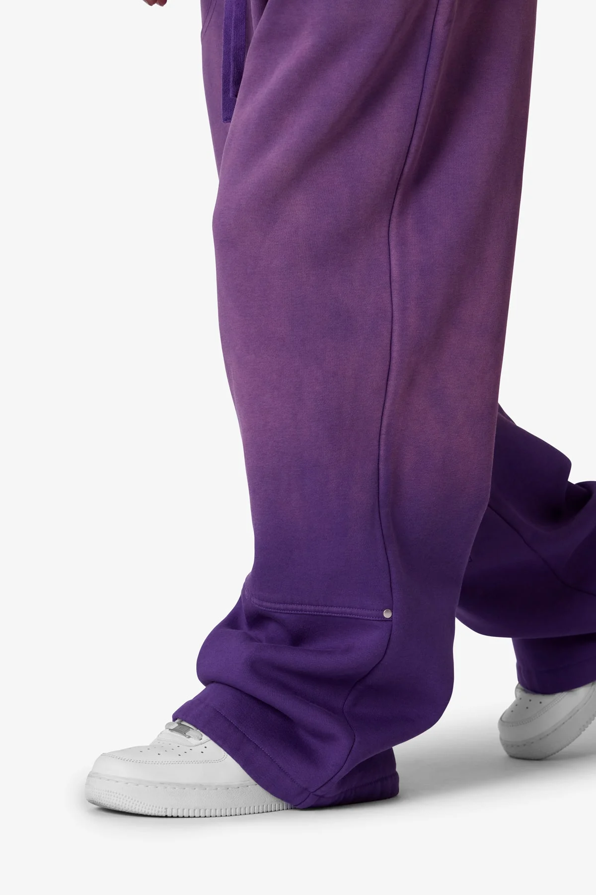 West Double Knee Sweatpants - Purple - Image 7