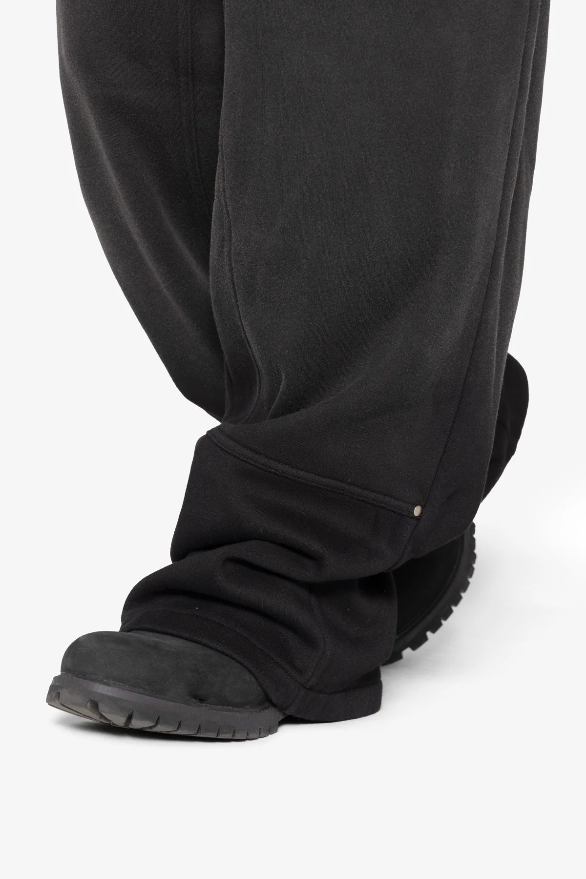 West Double Knee Sweatpants - Washed Black - Image 9
