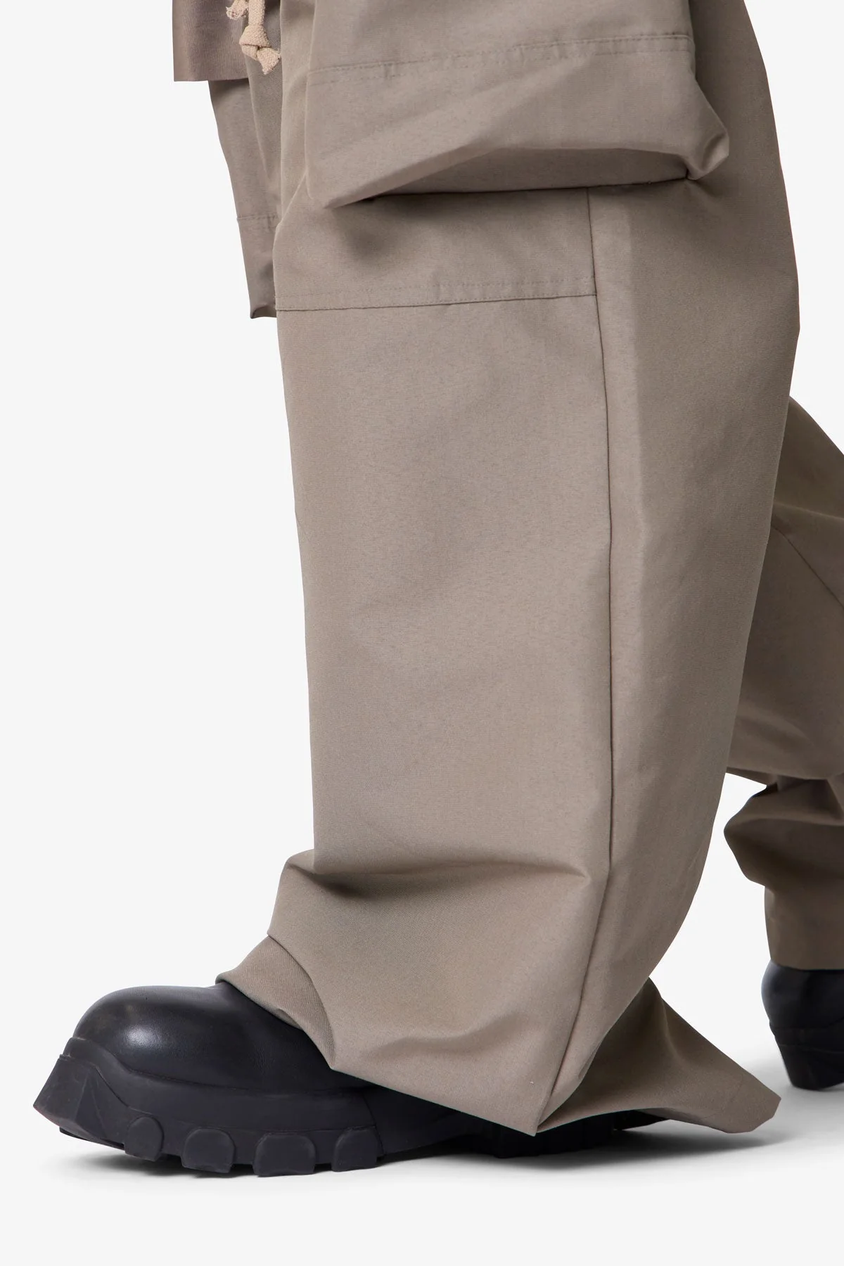 Zip Cargo Pocket Rave Pants - Tan - Image 8