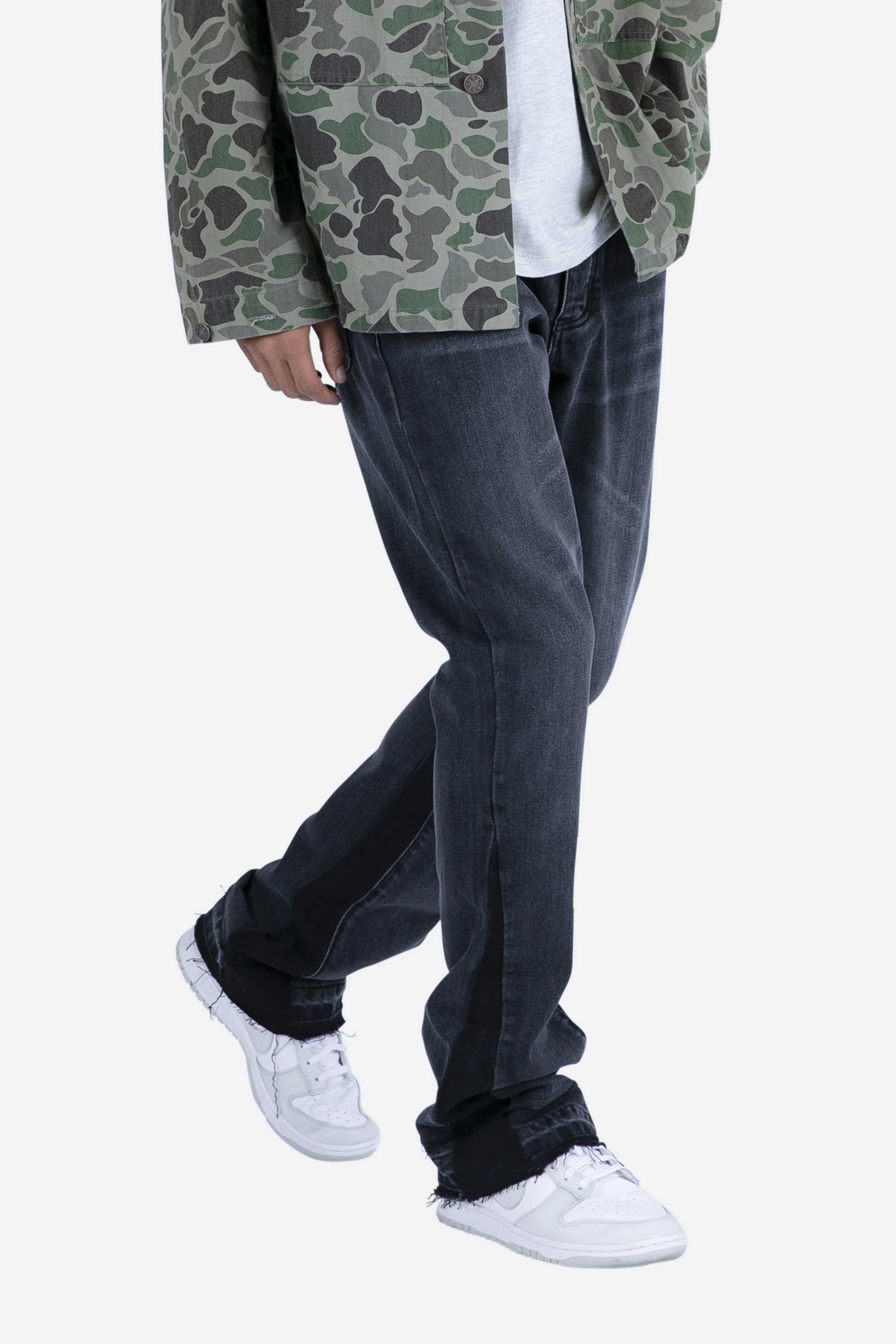 B119 Flare Denim - Black - Image 4