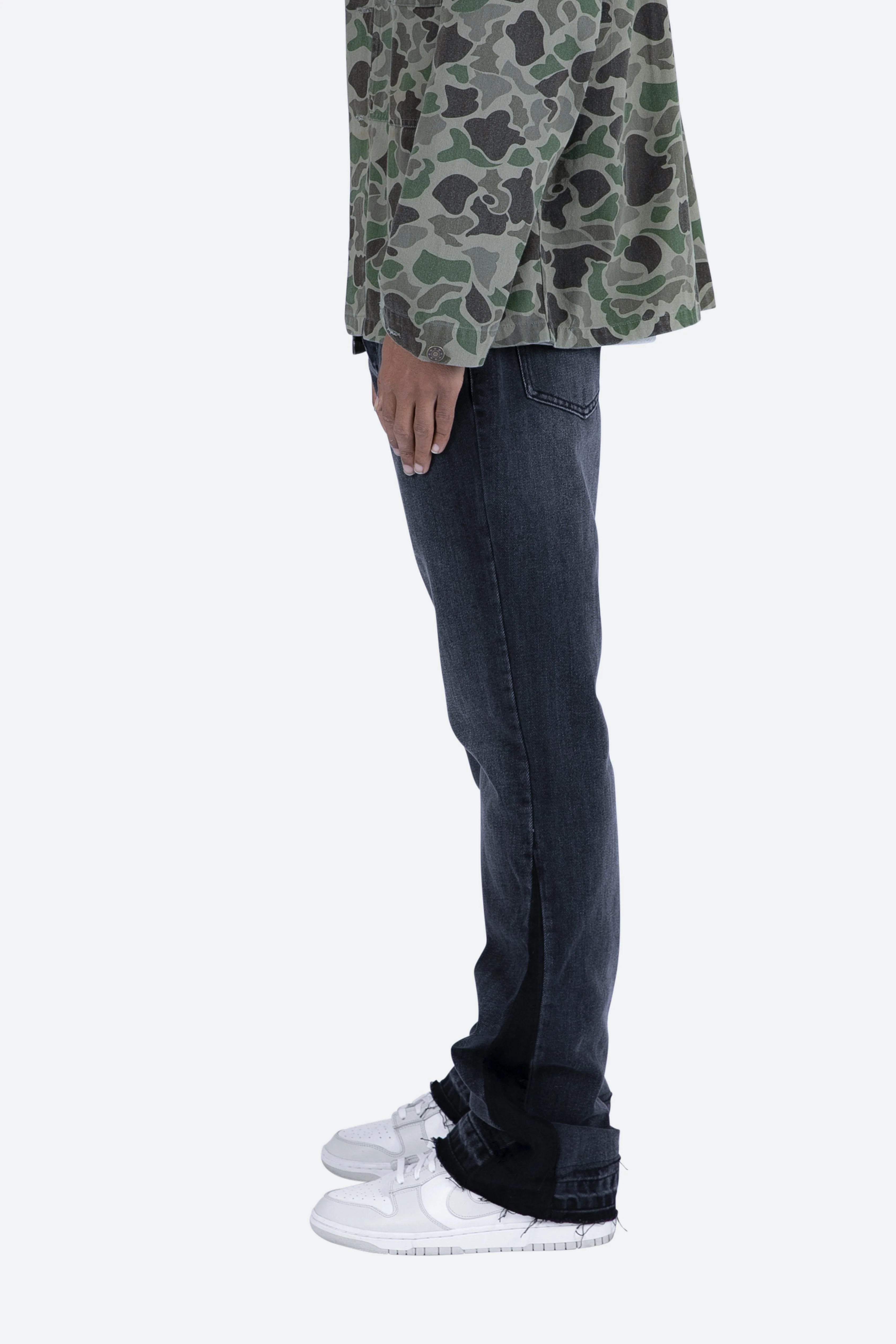 B119 Flare Denim - Black - Image 5