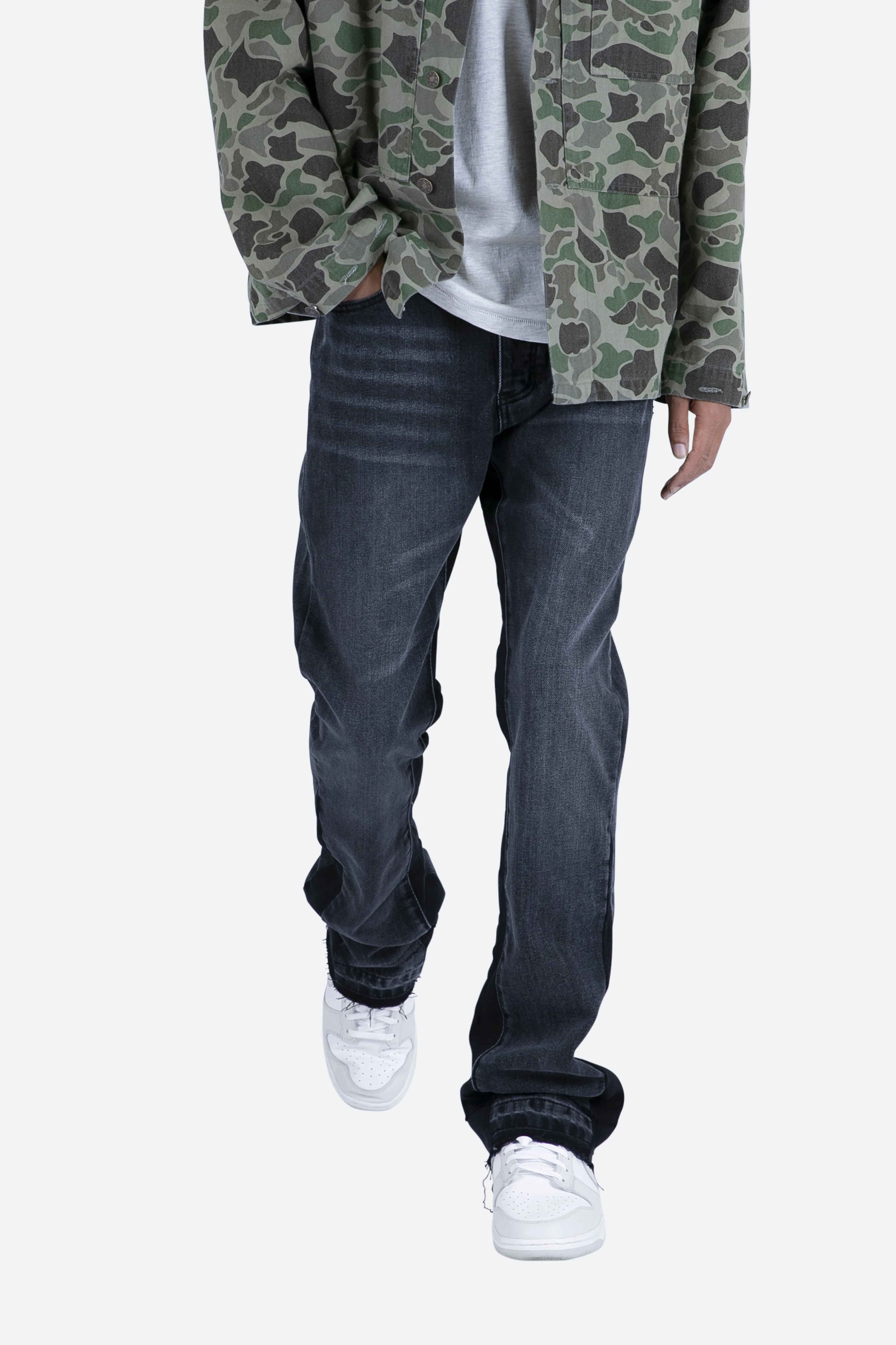 B119 Flare Denim - Black - Image 7