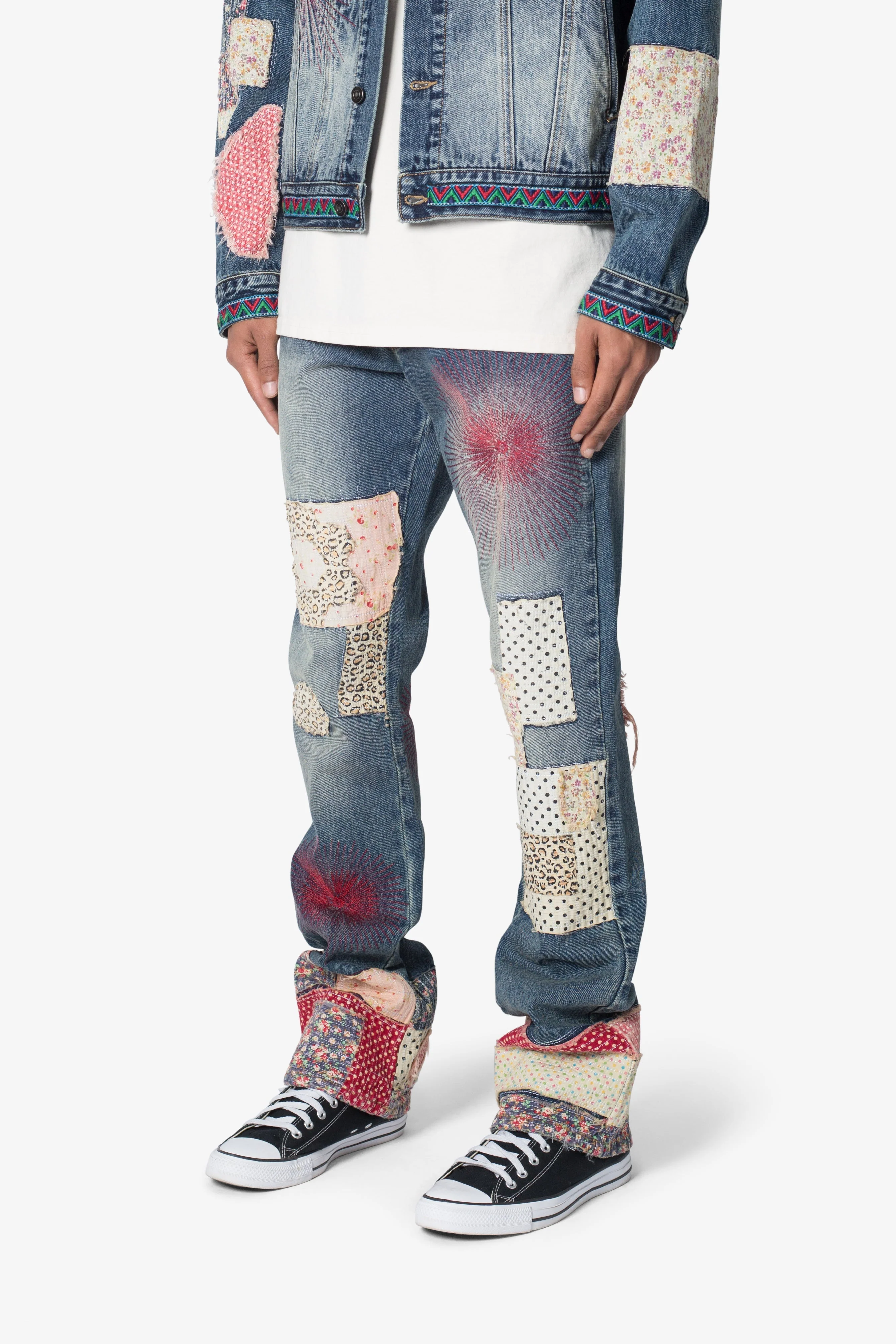 B387 Rugged Flare Denim - Multi - Image 3