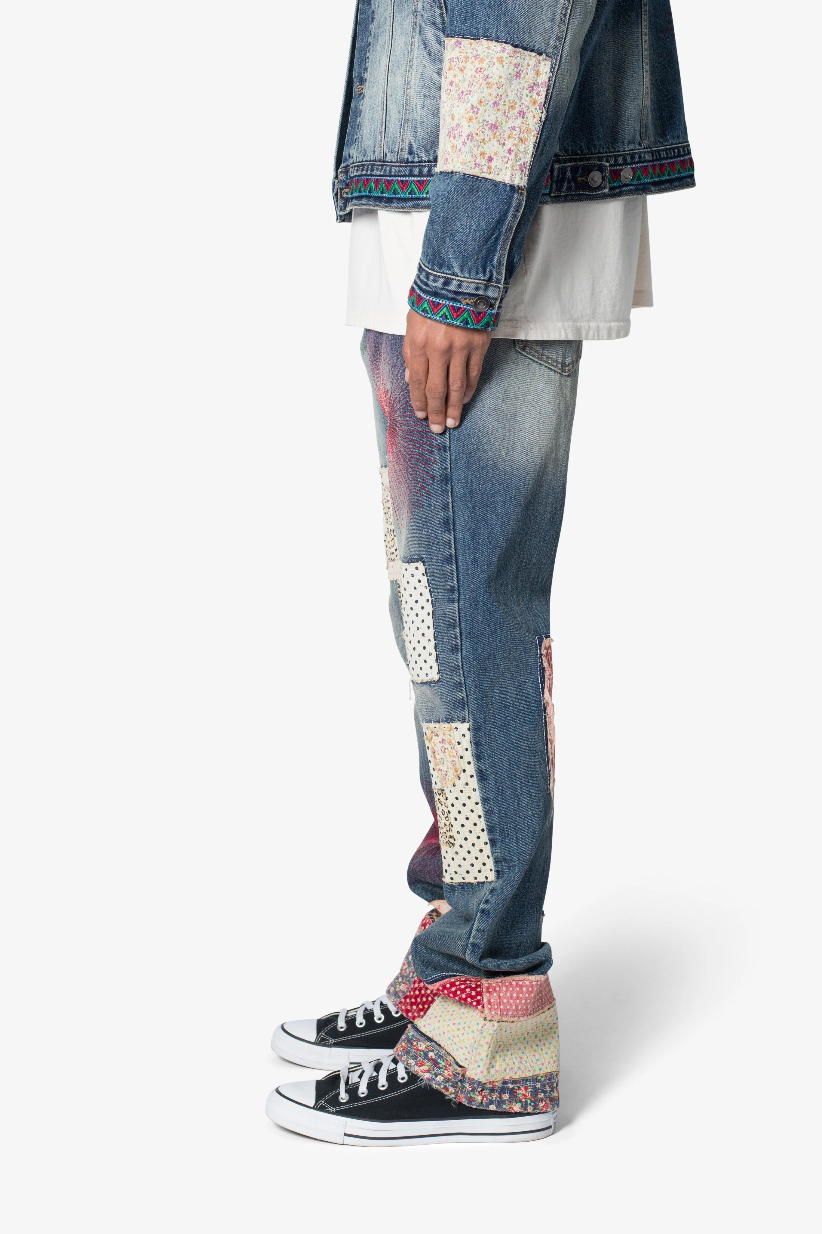 B387 Rugged Flare Denim - Multi - Image 4
