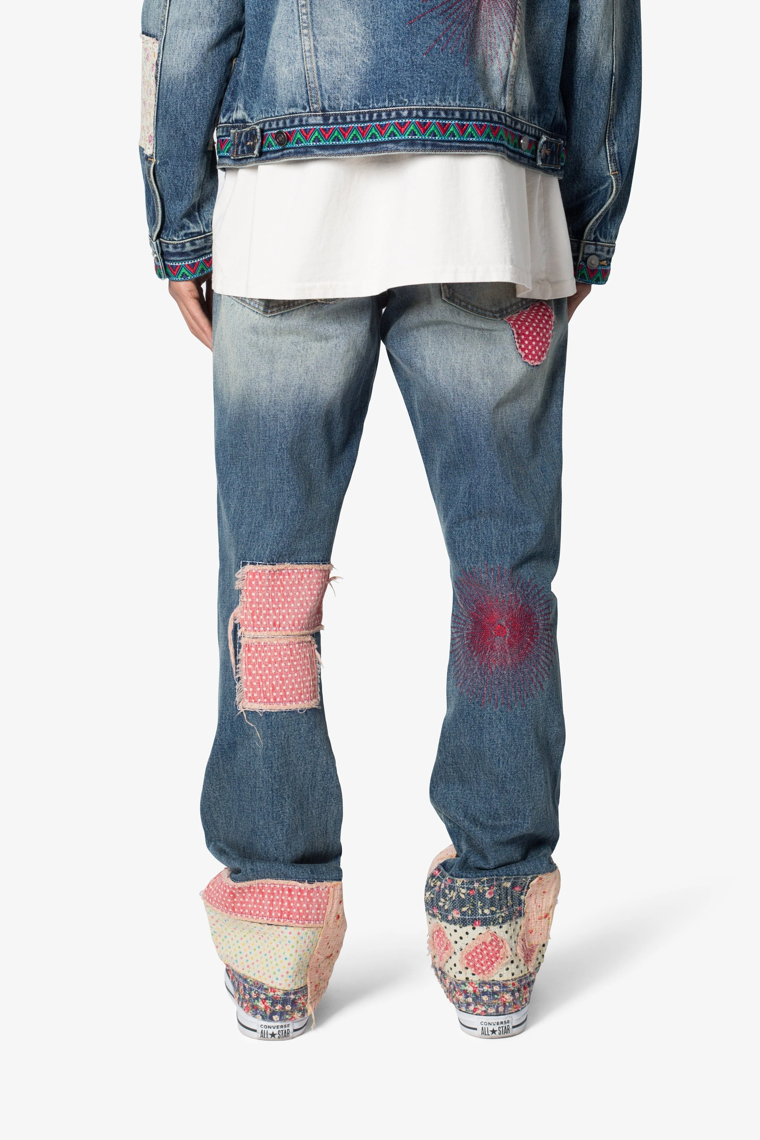 B387 Rugged Flare Denim - Multi - Image 5