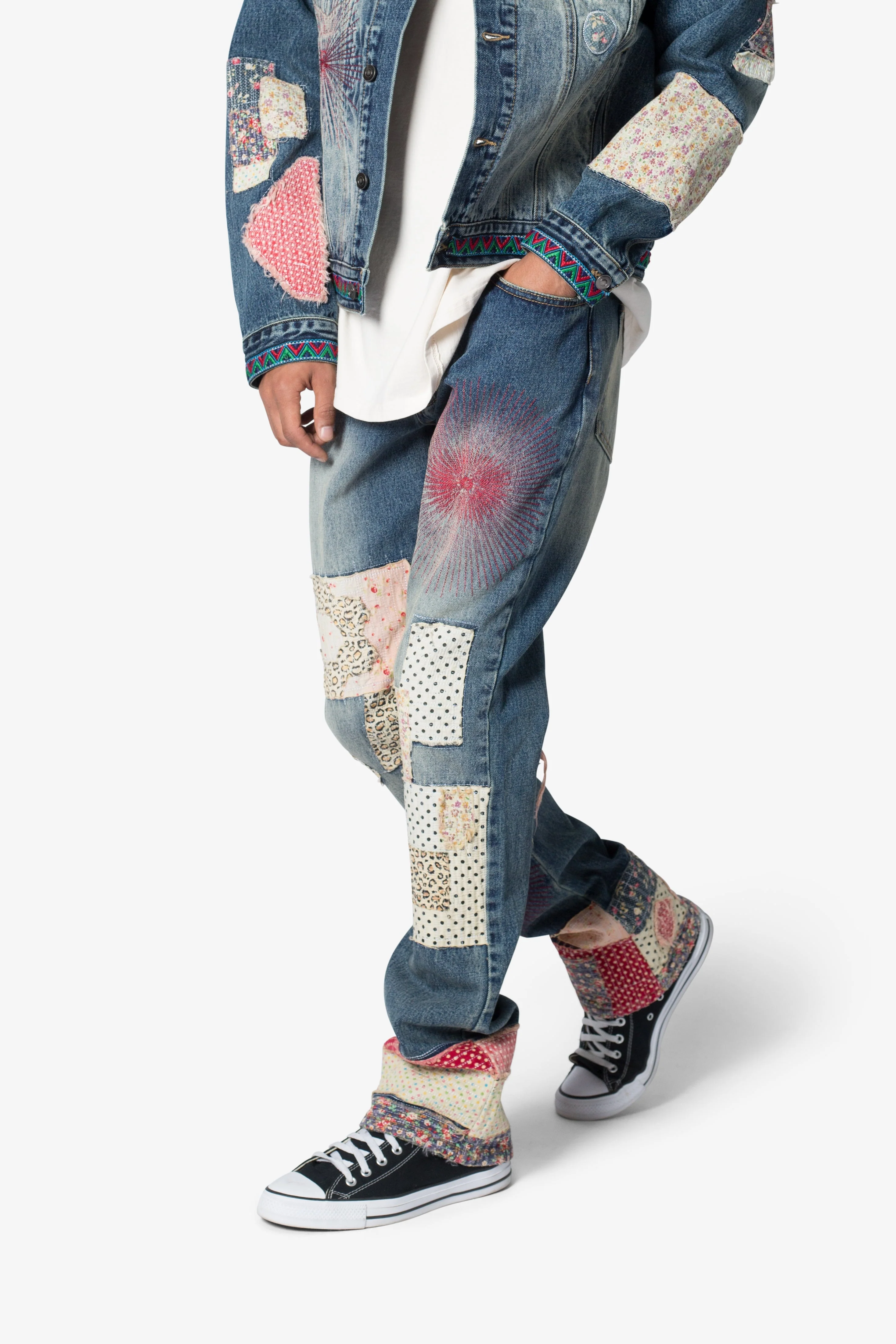 B387 Rugged Flare Denim - Multi - Image 6