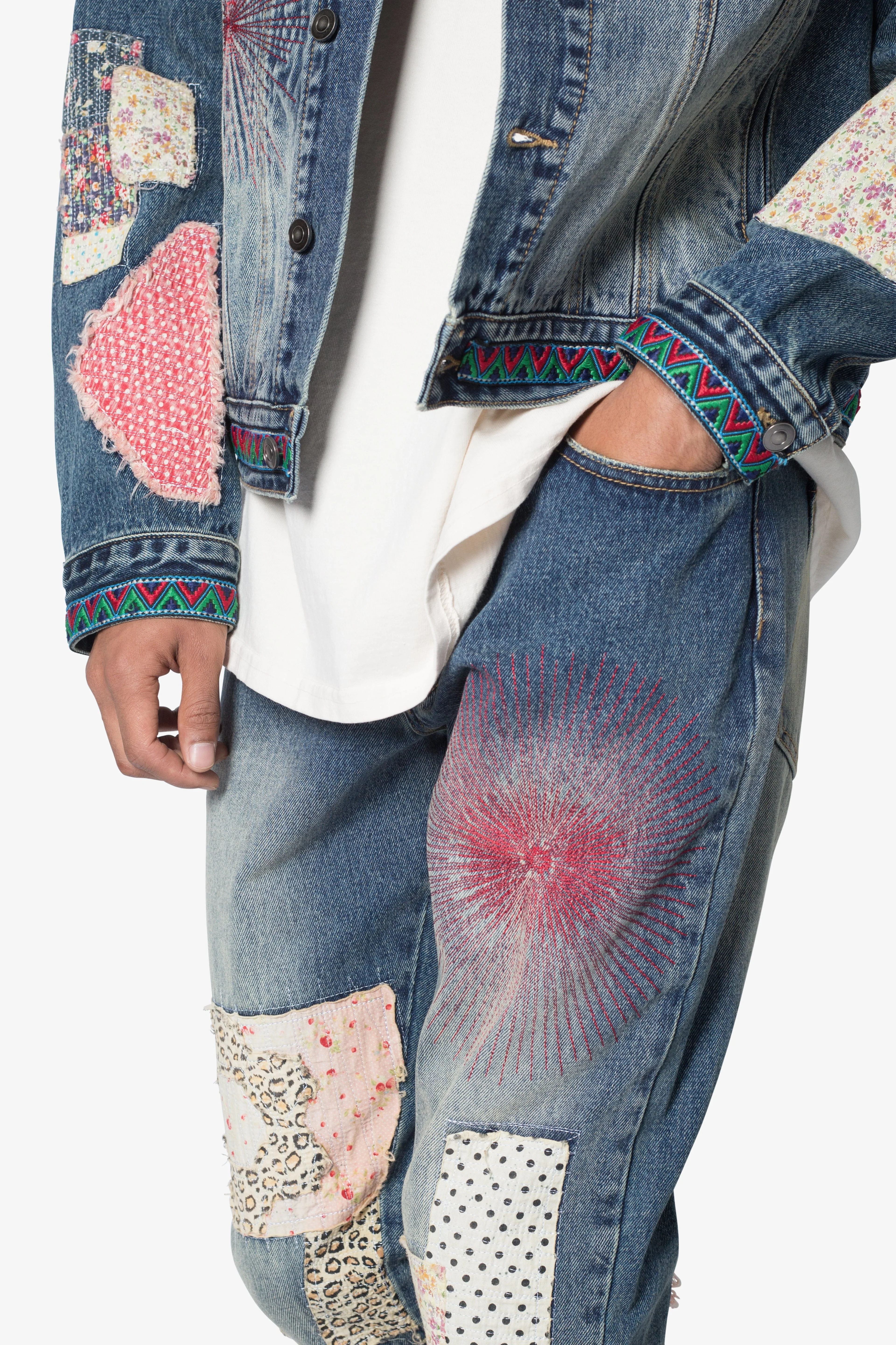 B387 Rugged Flare Denim - Multi - Image 7