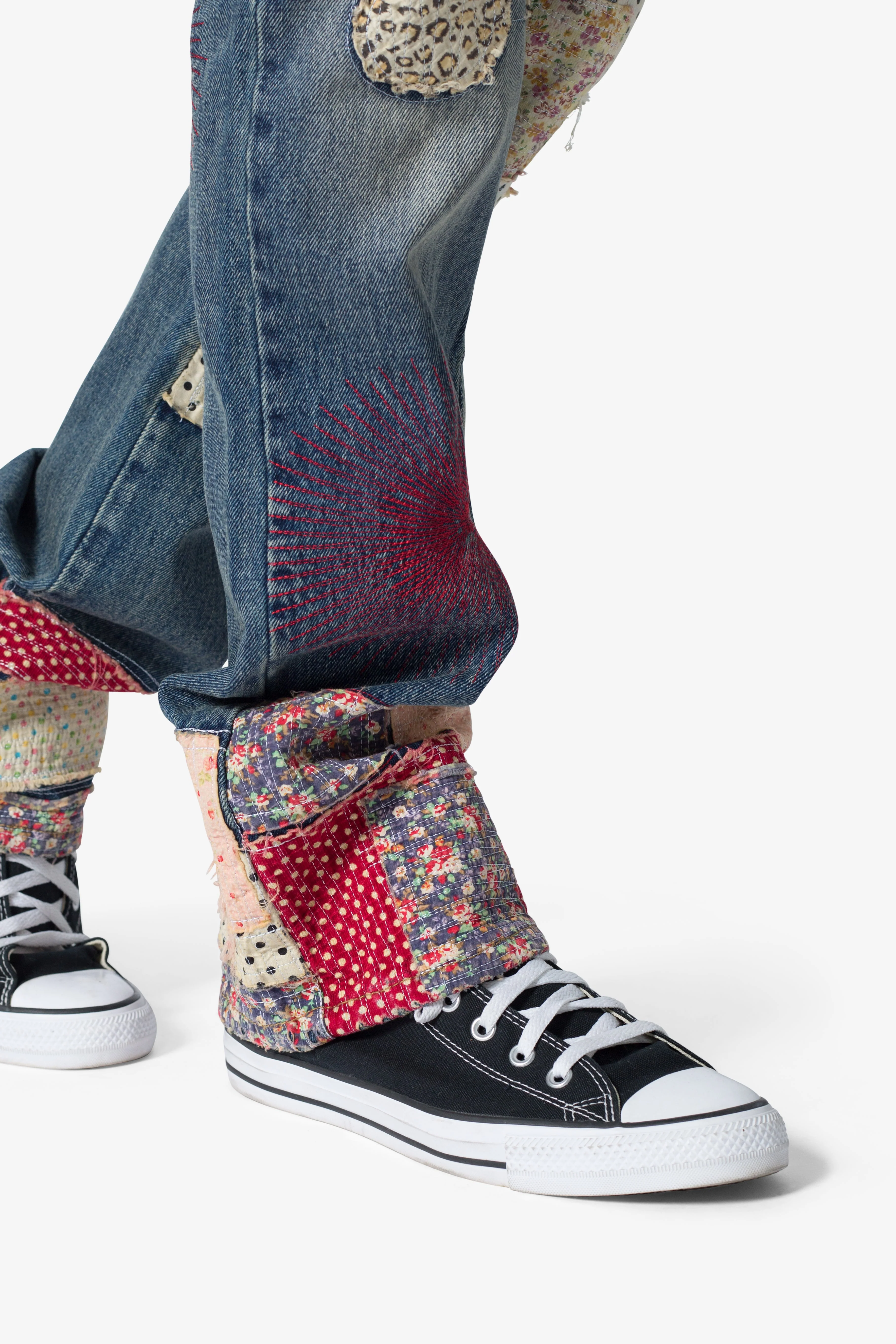 B387 Rugged Flare Denim - Multi - Image 9