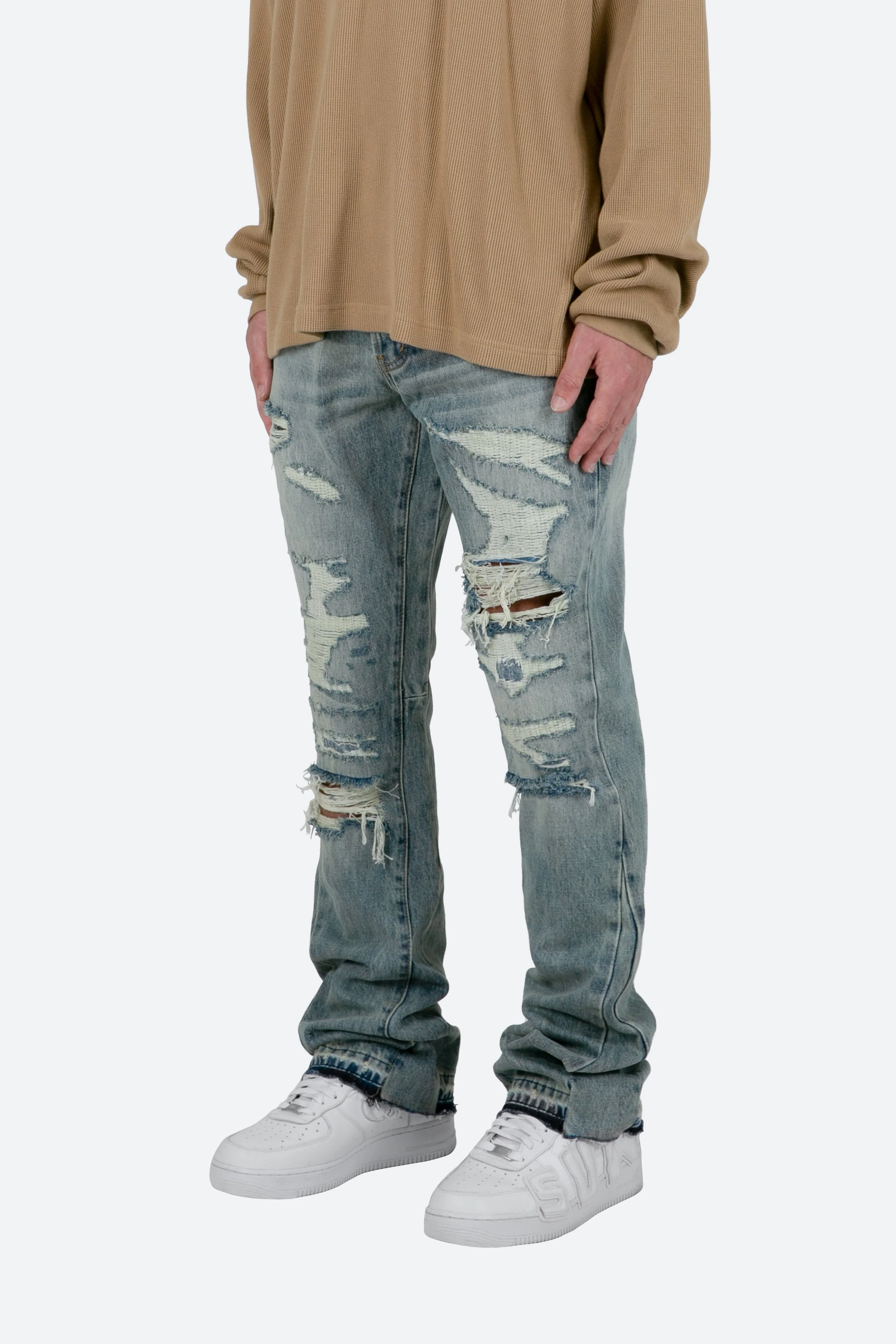 B469 Flare Denim - Blue - Image 3