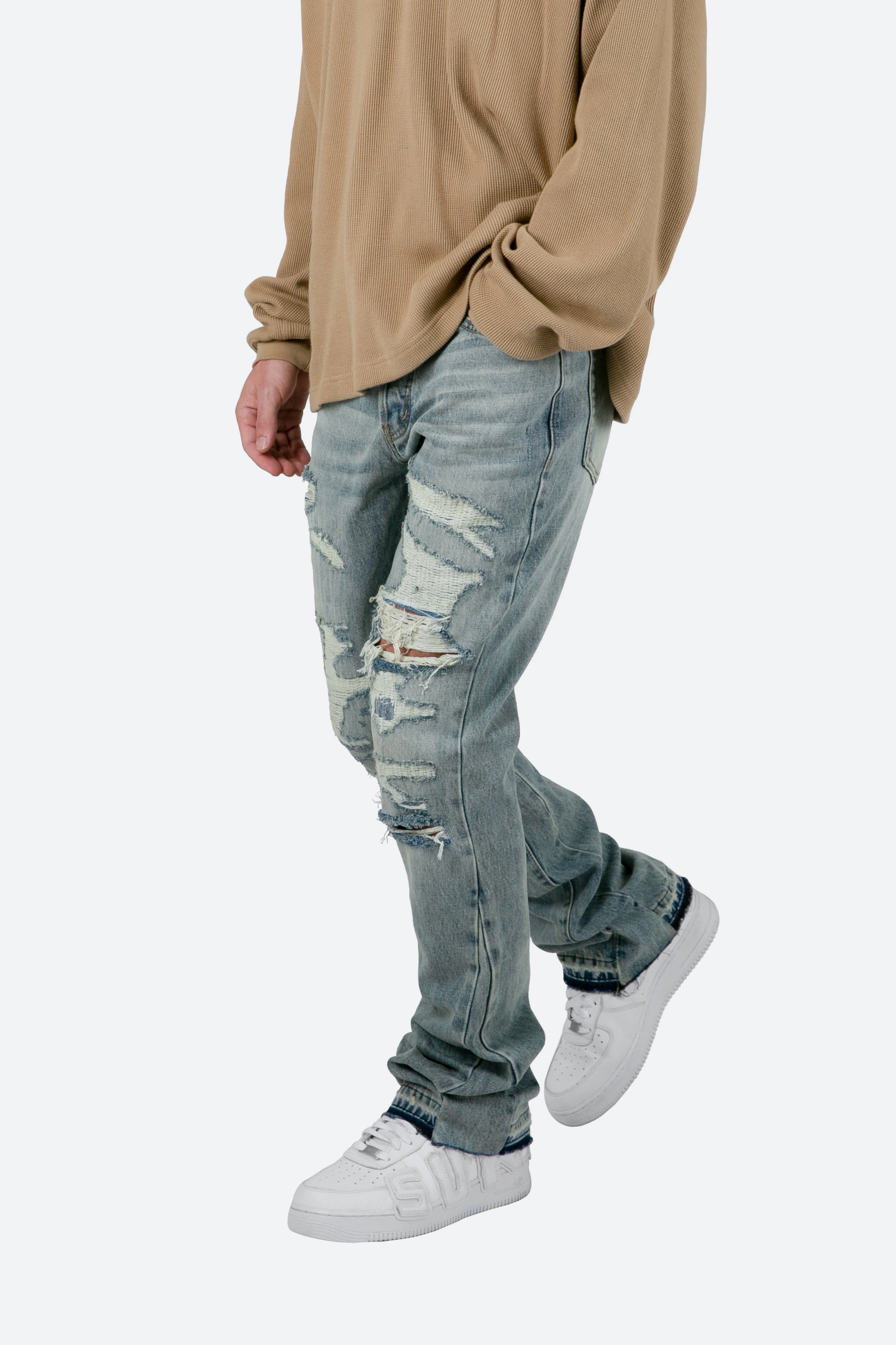 B469 Flare Denim - Blue - Image 4
