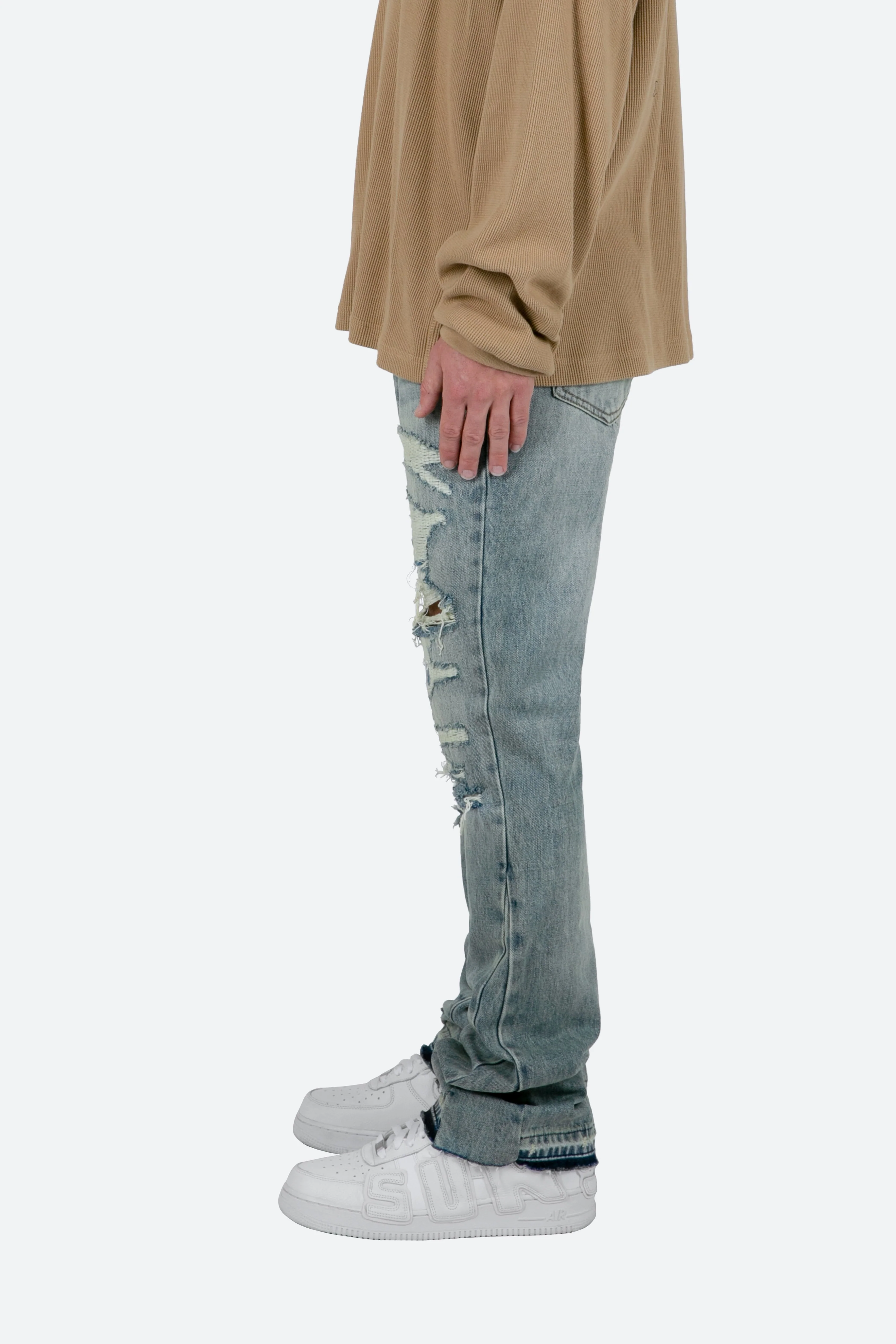 B469 Flare Denim - Blue - Image 5