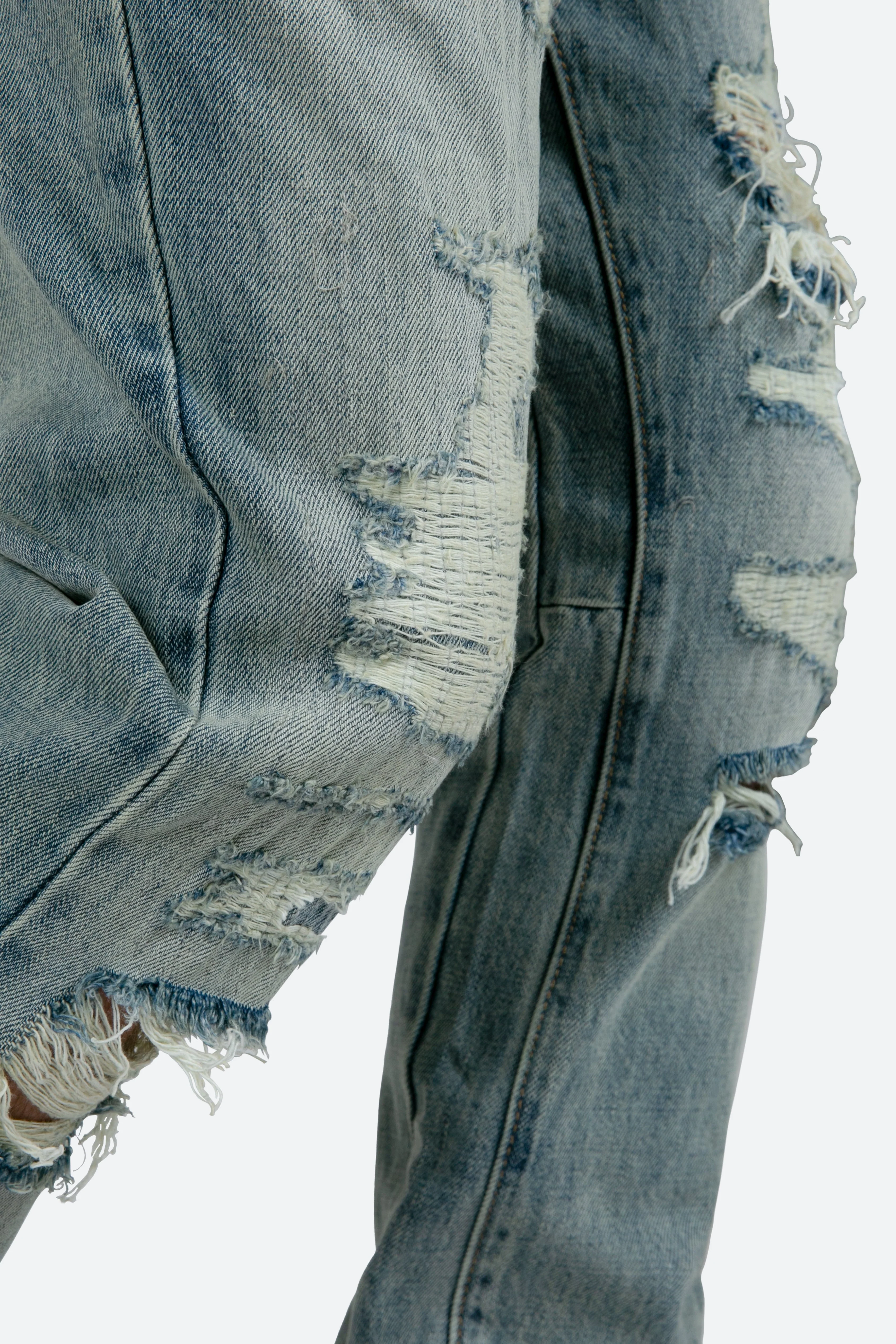 B469 Flare Denim - Blue - Image 7