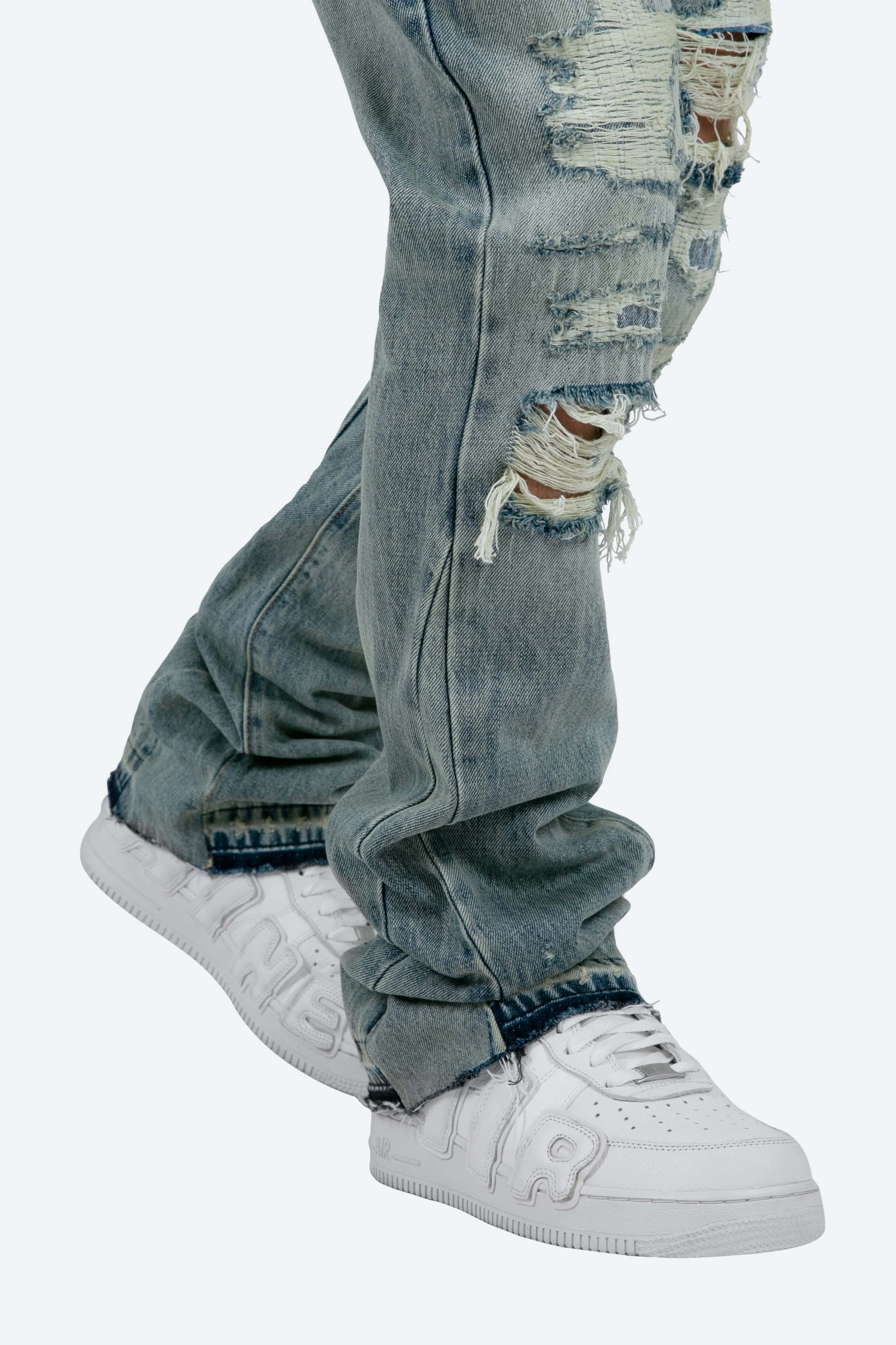 B469 Flare Denim - Blue - Image 8