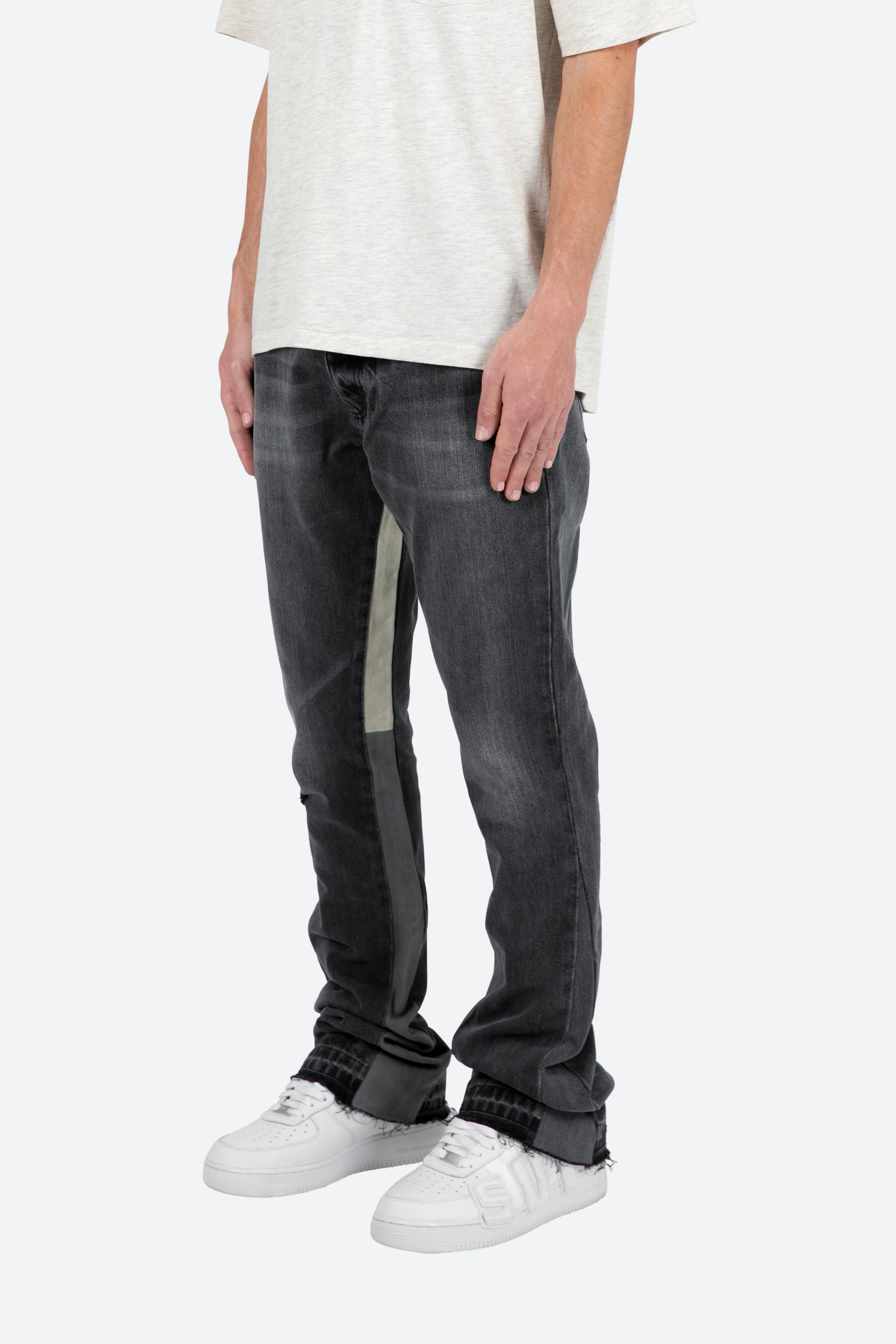 B476 Flare Denim - Black - Image 4