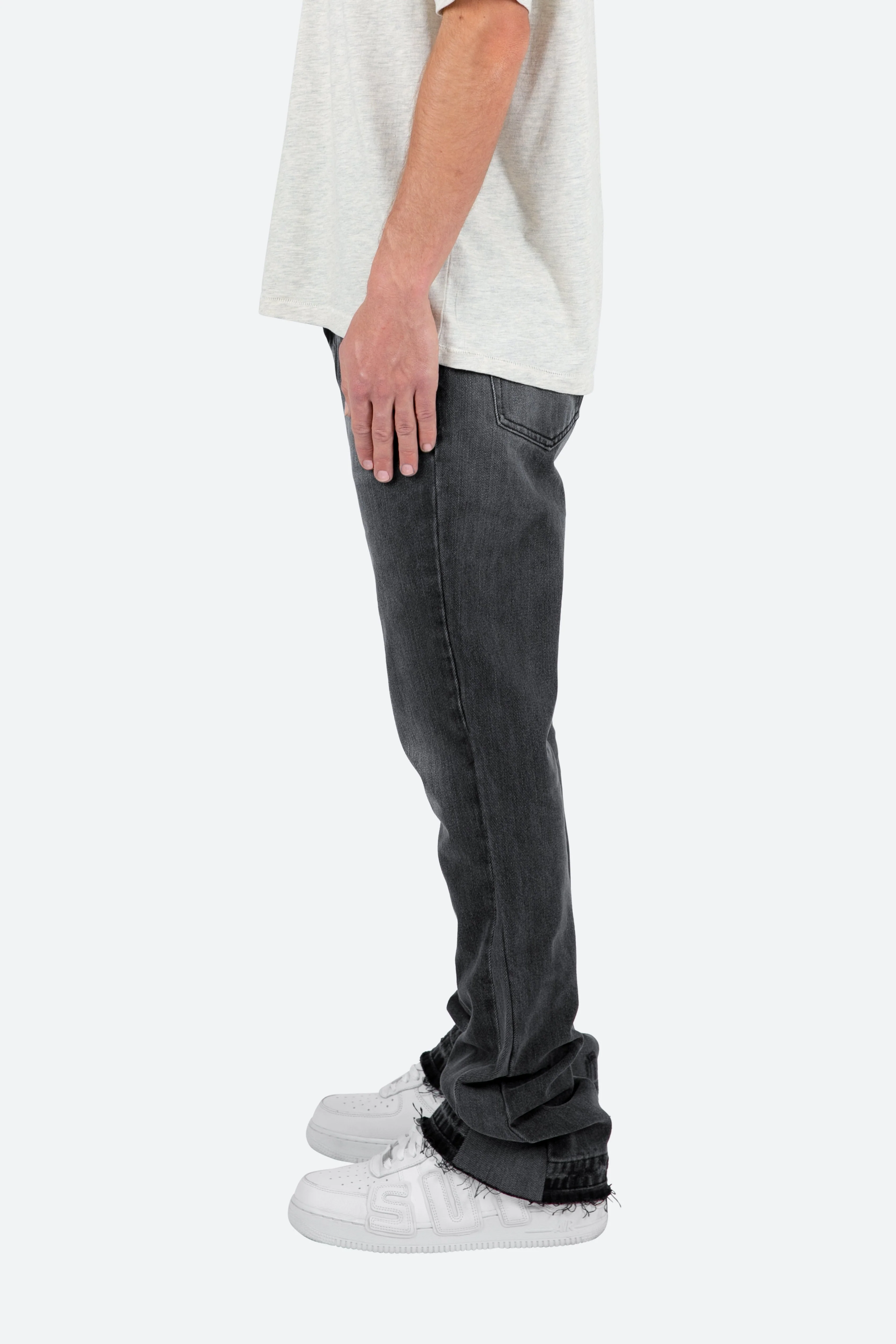 B476 Flare Denim - Black - Image 5