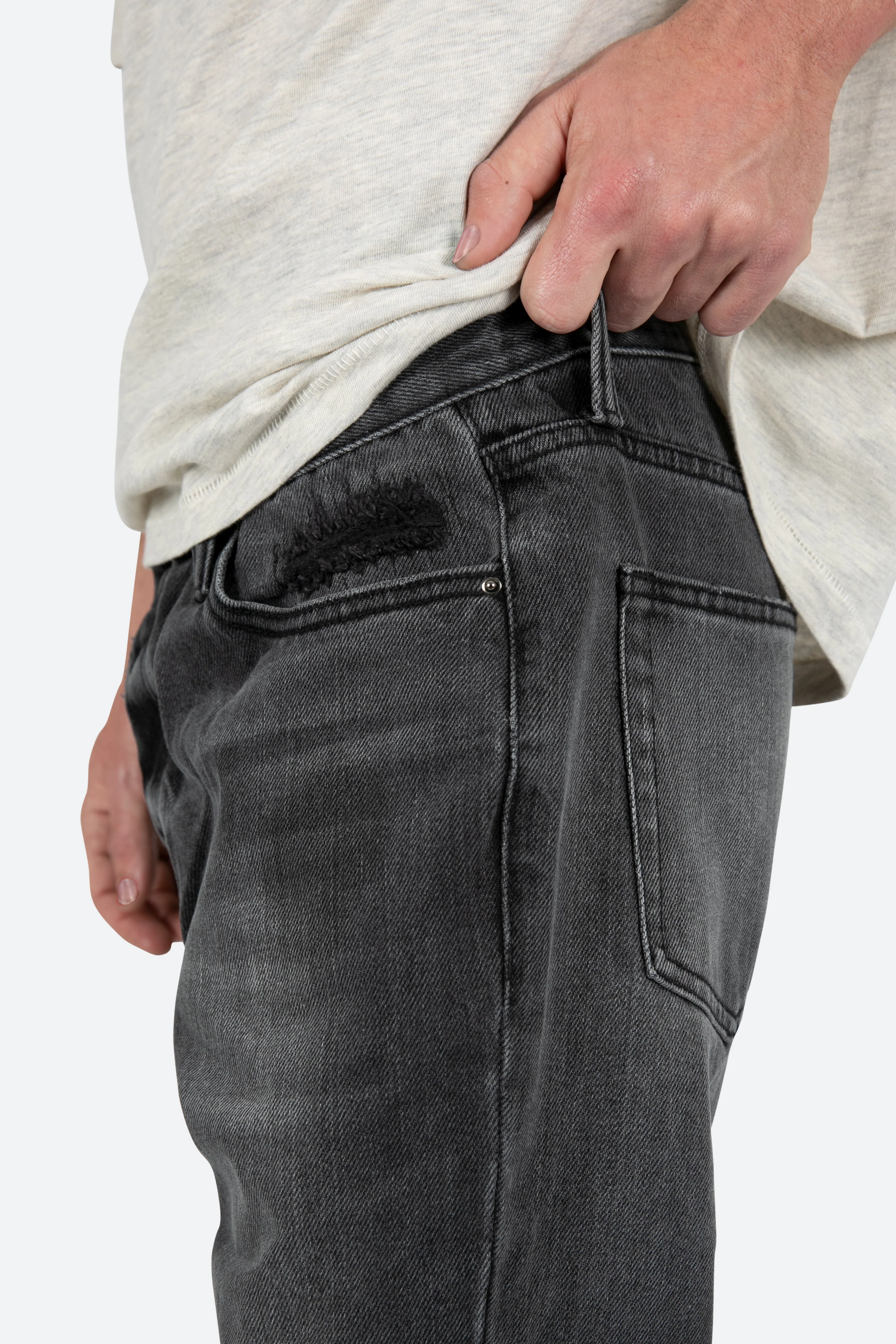 B476 Flare Denim - Black - Image 7