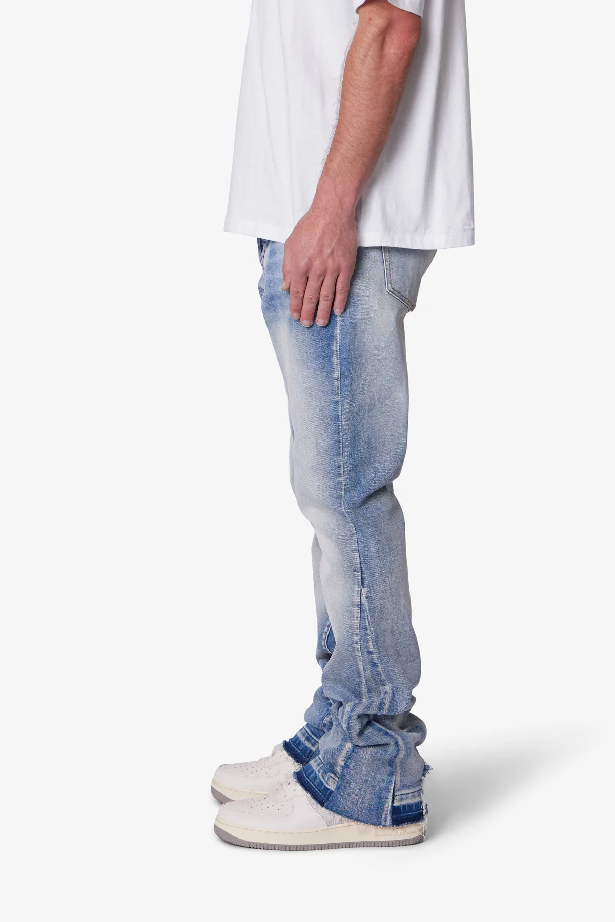 B484 Flare Denim - Blue - Image 4