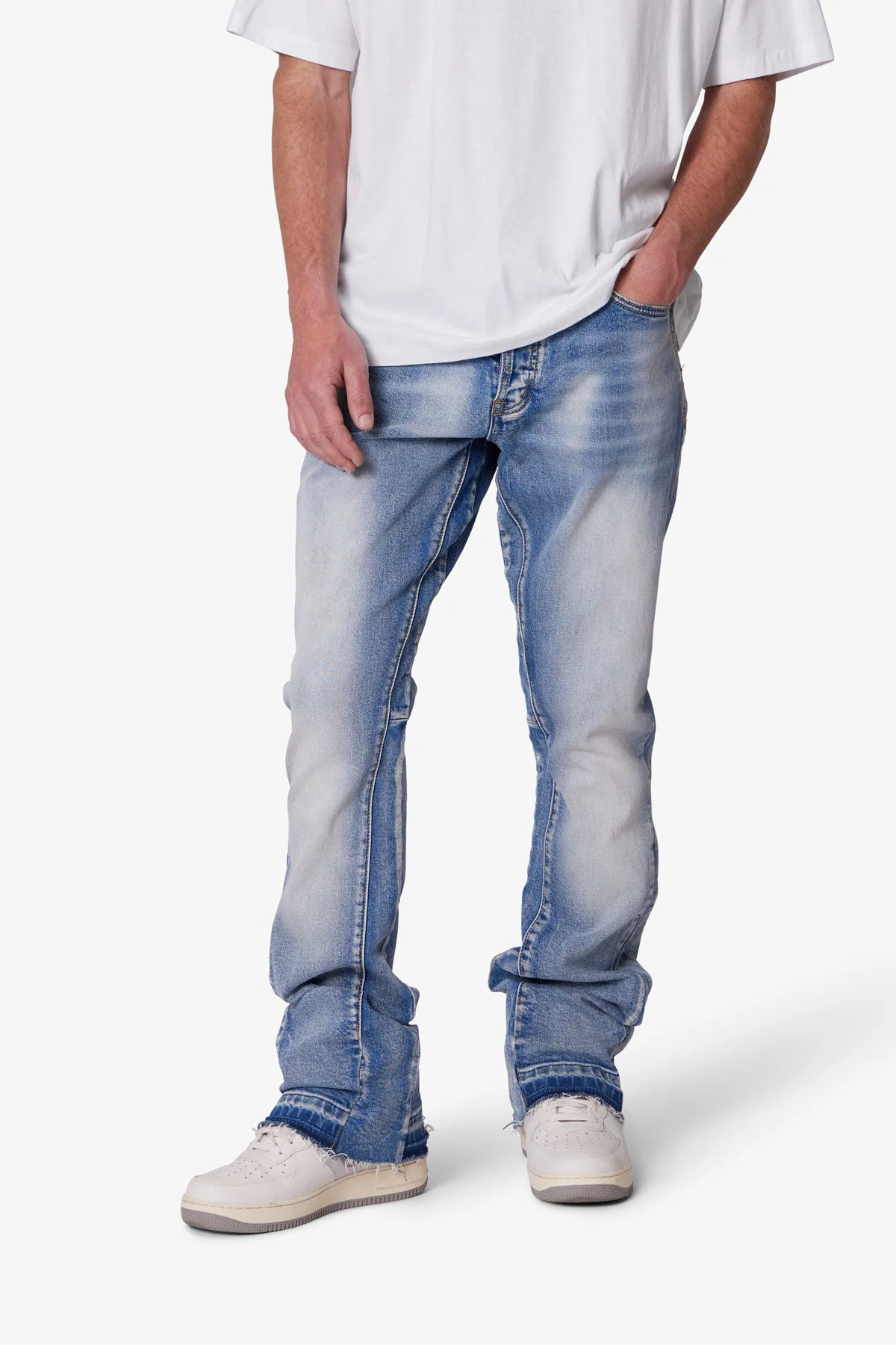 B484 Flare Denim - Blue - Image 6