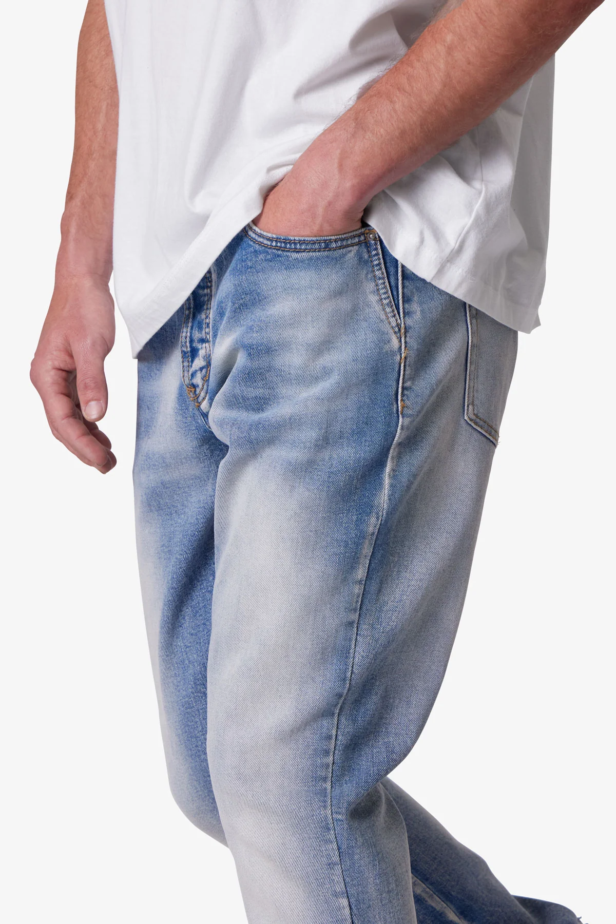B484 Flare Denim - Blue - Image 7