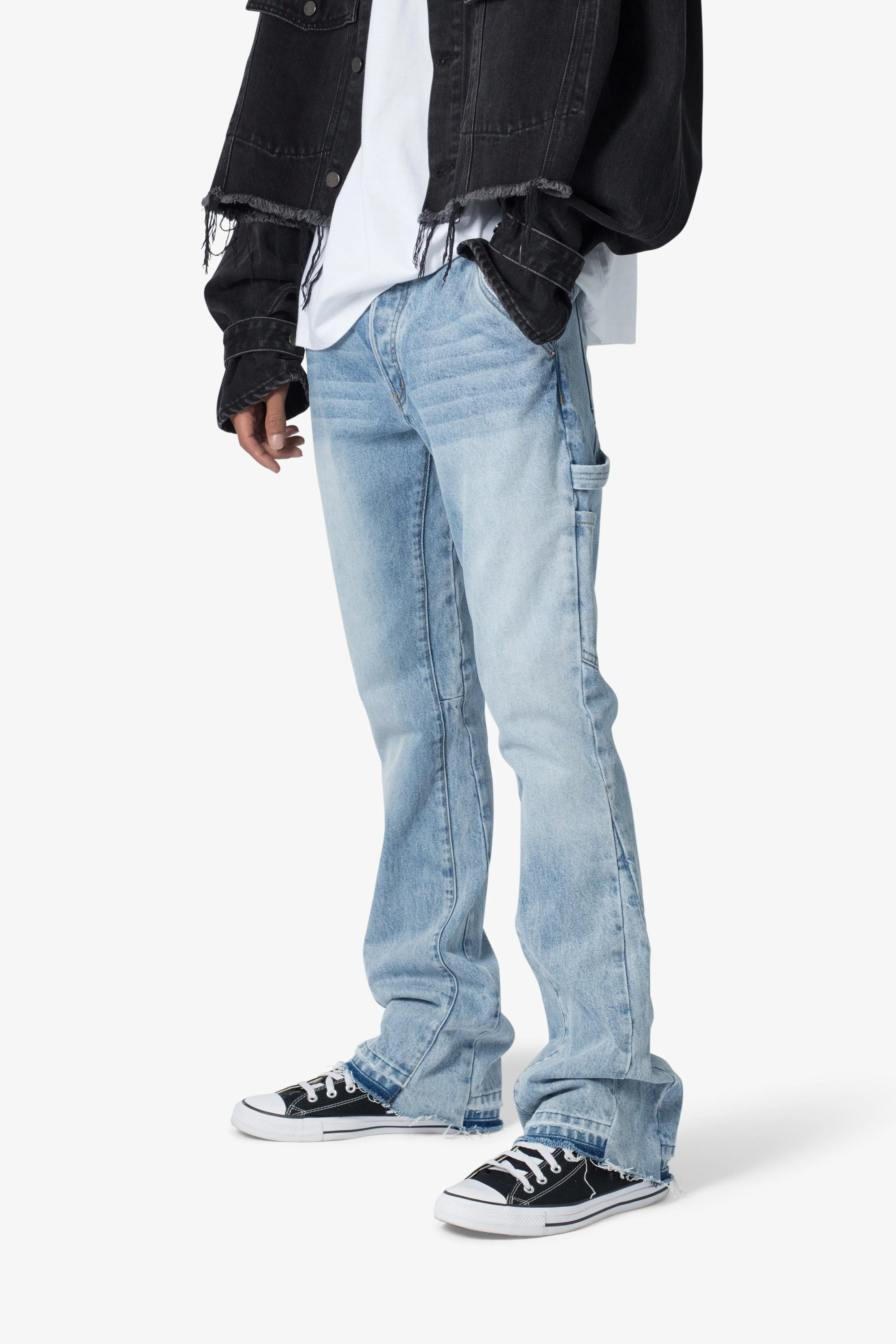 B531 Carpenter Flare Denim - Blue - Image 3