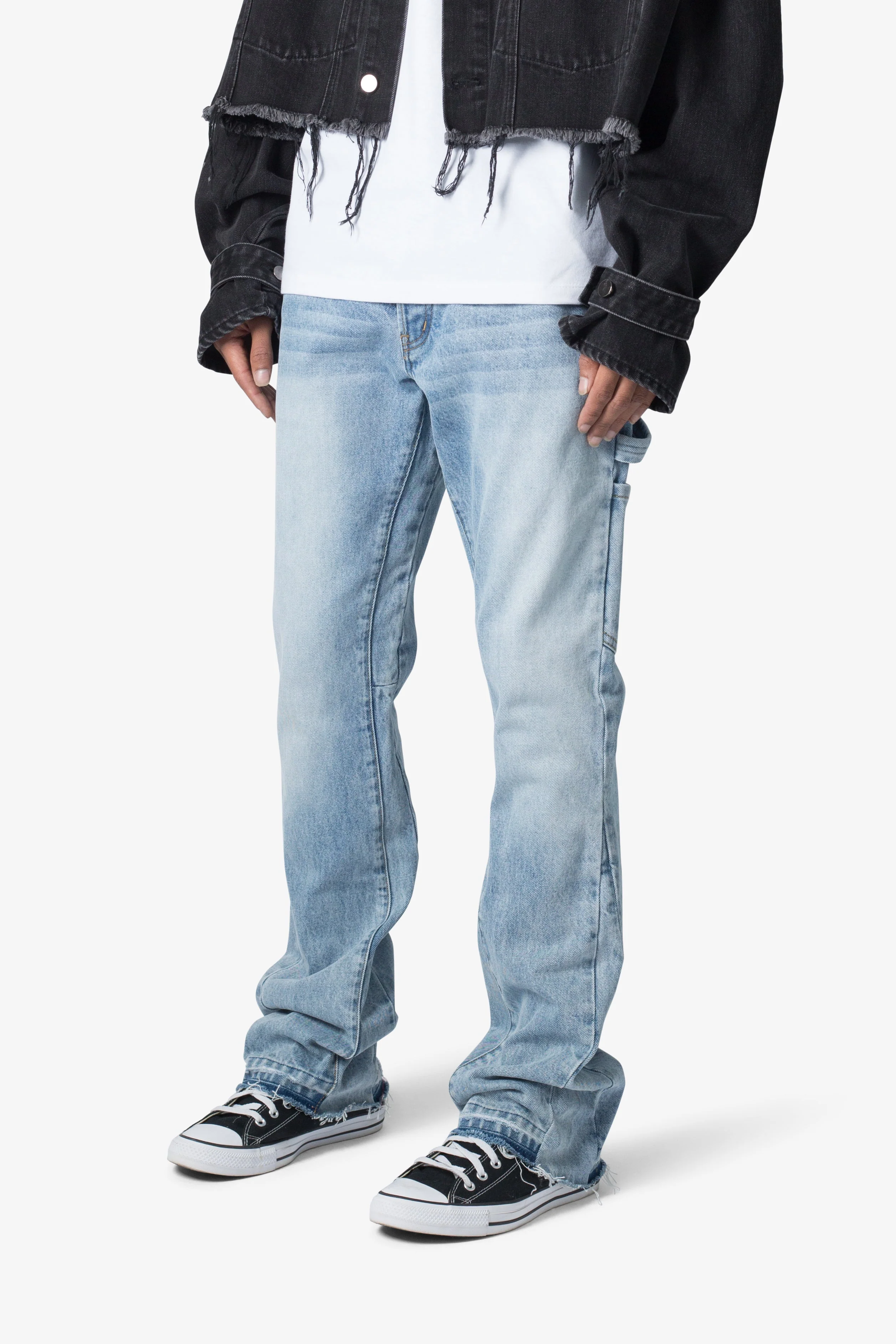 B531 Carpenter Flare Denim - Blue - Image 4