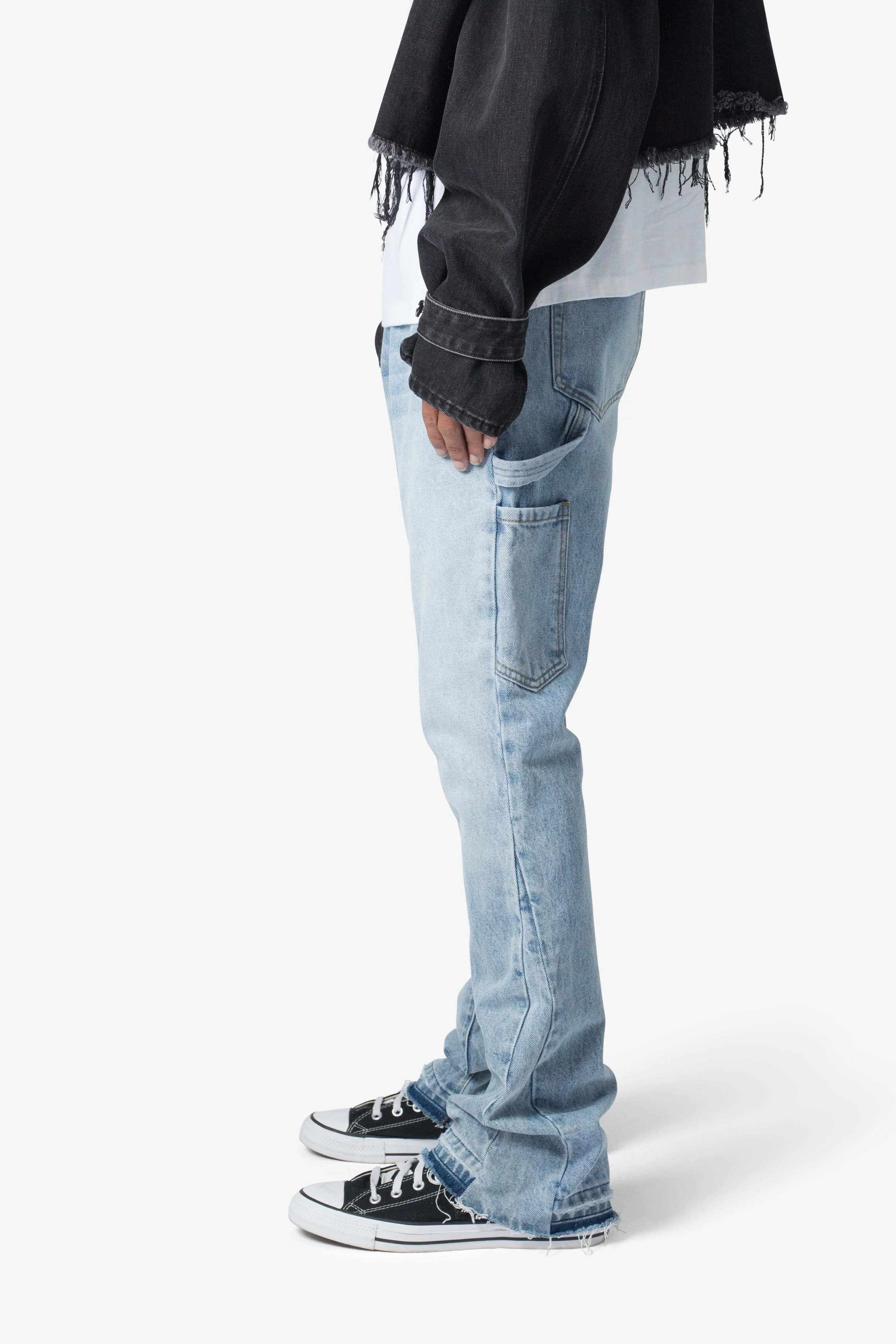 B531 Carpenter Flare Denim - Blue - Image 5