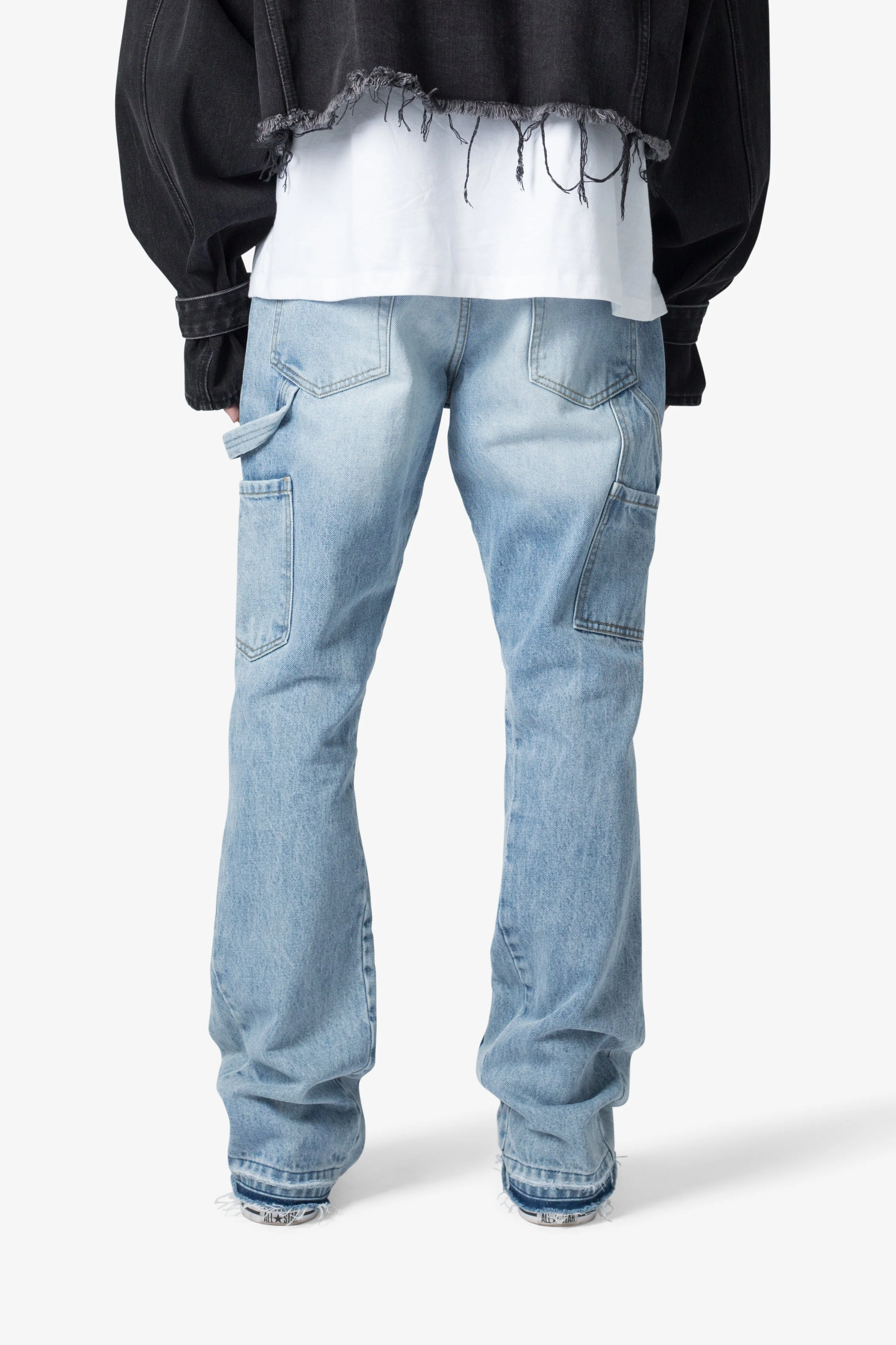 B531 Carpenter Flare Denim - Blue - Image 6
