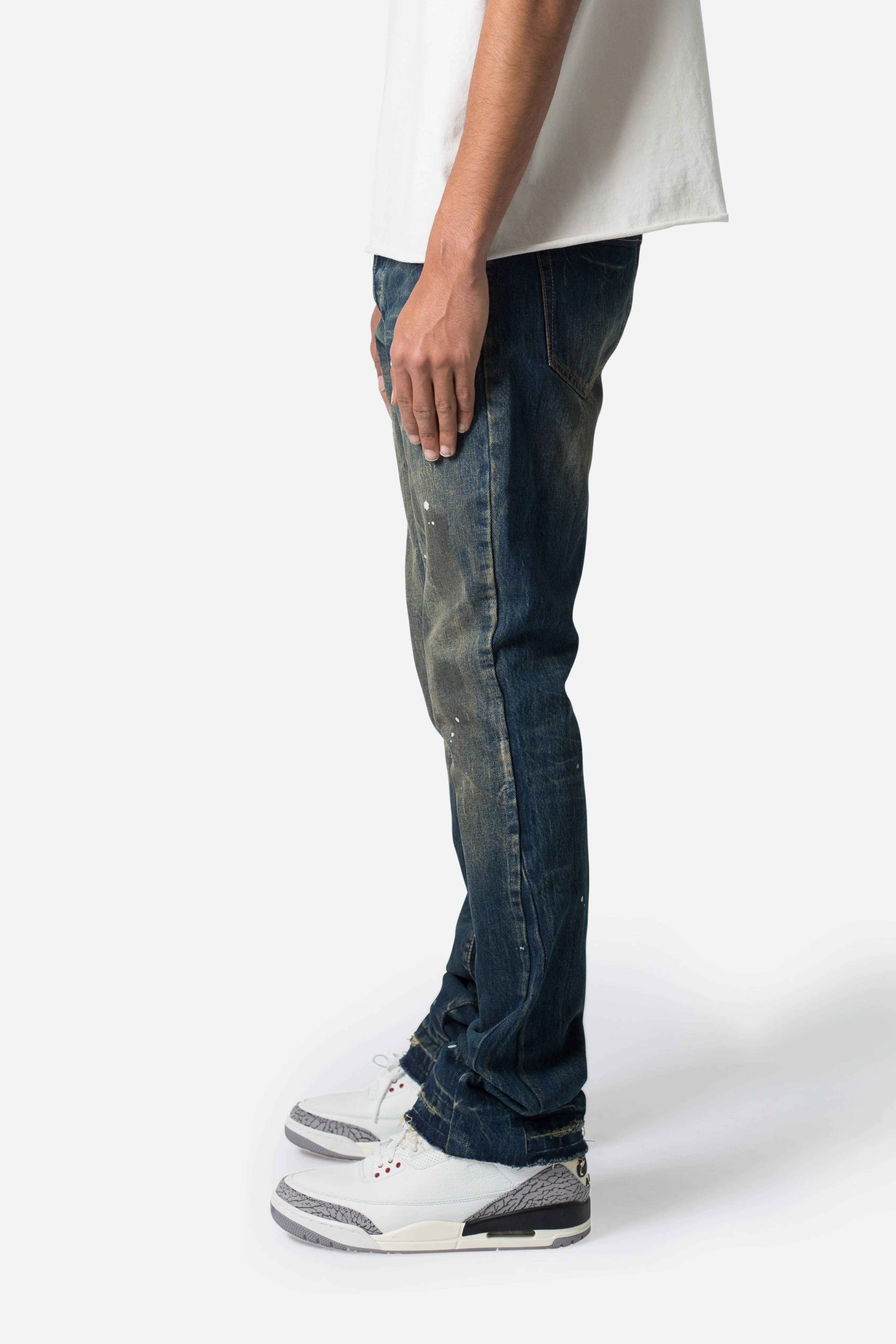 B614 Flare Denim - Blue - Image 4