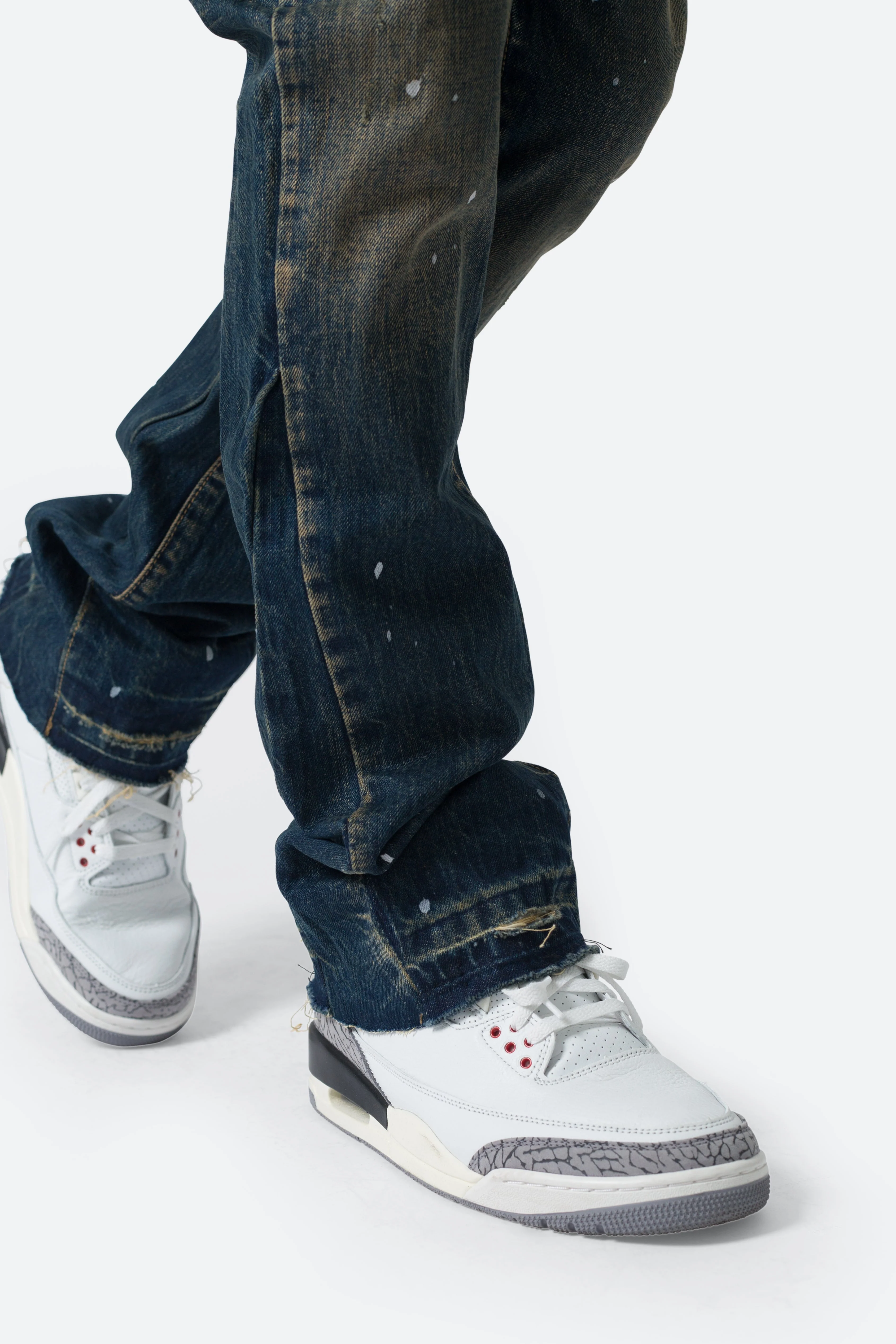 B614 Flare Denim - Blue - Image 7