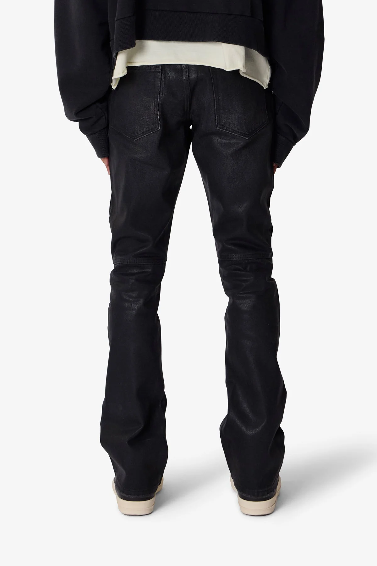 B729 Waxed Denim - Black - Image 5