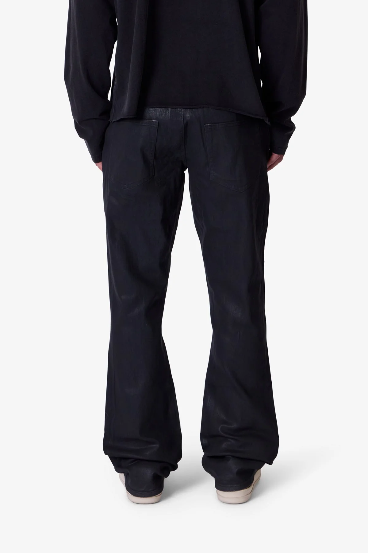 B731 Oiled Bootcut Denim - Black - Image 5