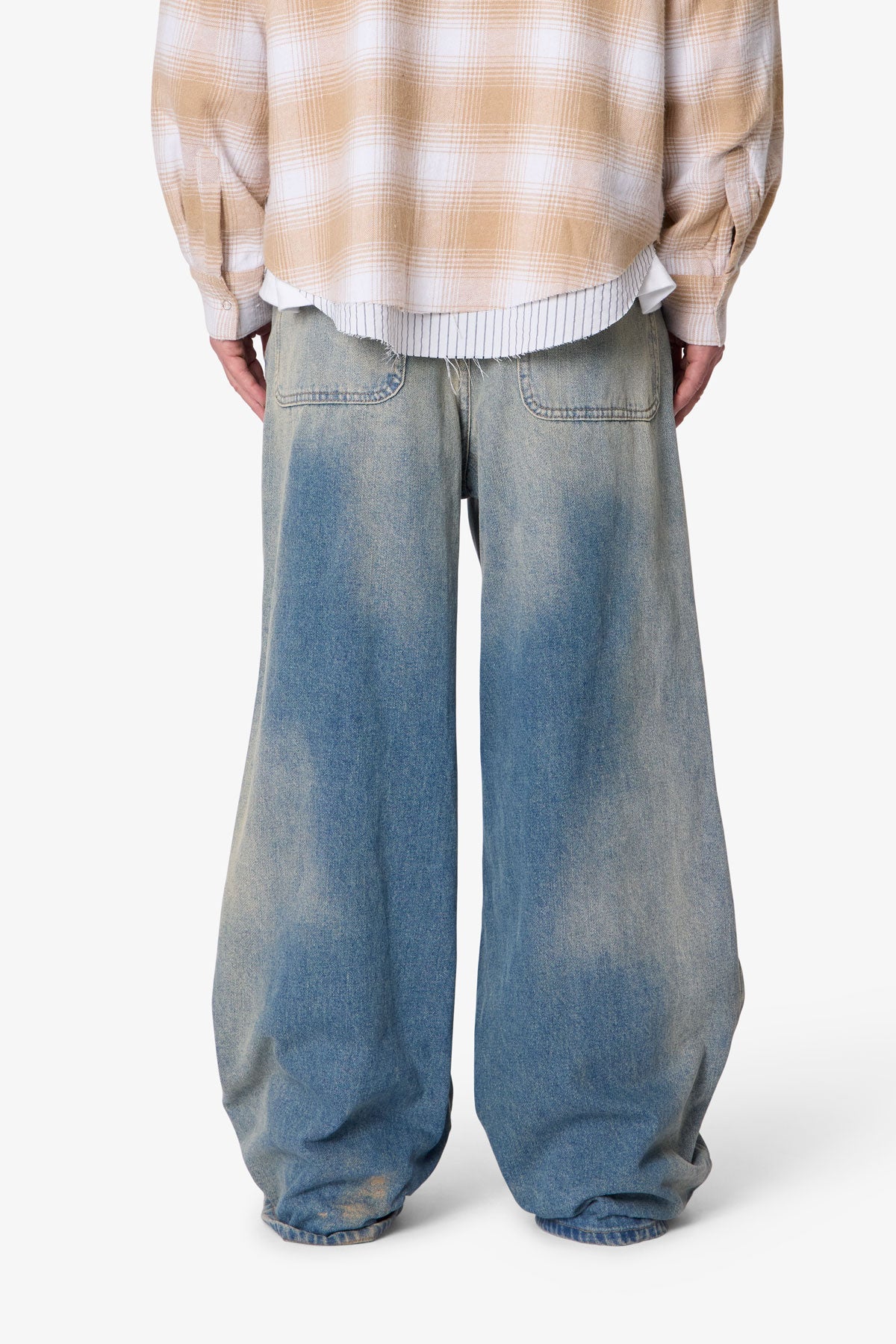 Baggy Washed Rave Denim - Medium Blue - Image 5