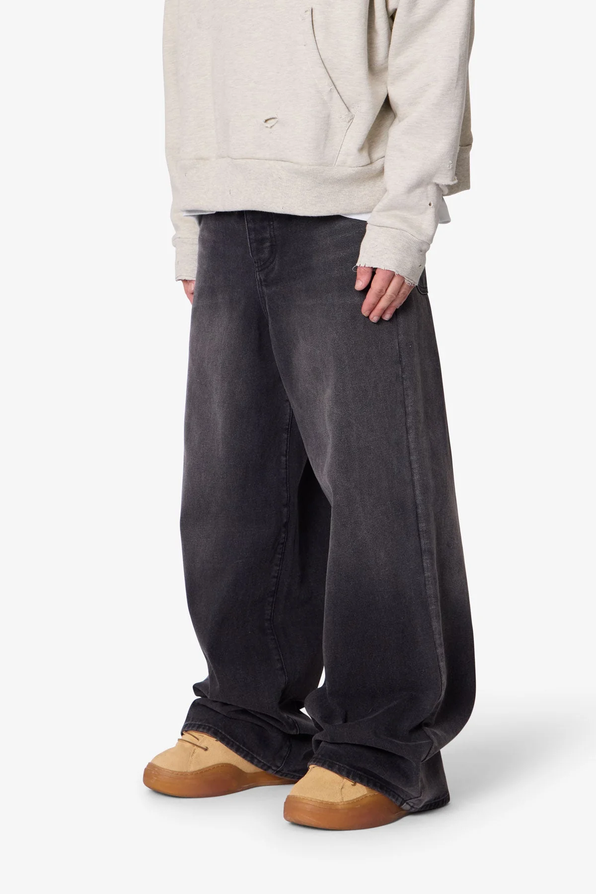 Baggy Washed Rave Denim - Vintage Black - Image 3