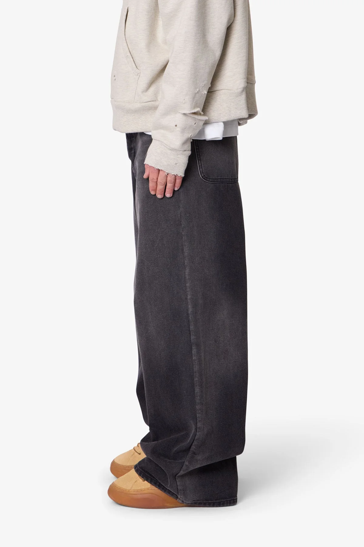 Baggy Washed Rave Denim - Vintage Black - Image 4